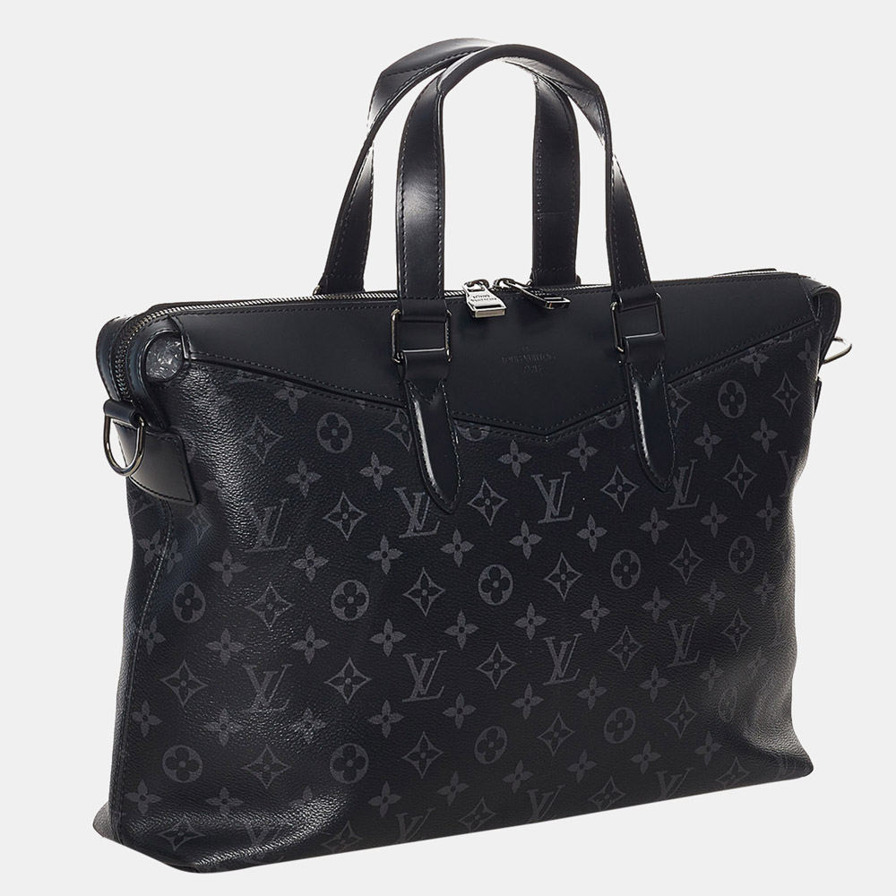 

Louis Vuitton Black/Grey Monogram Eclipse Explorer Business Bag