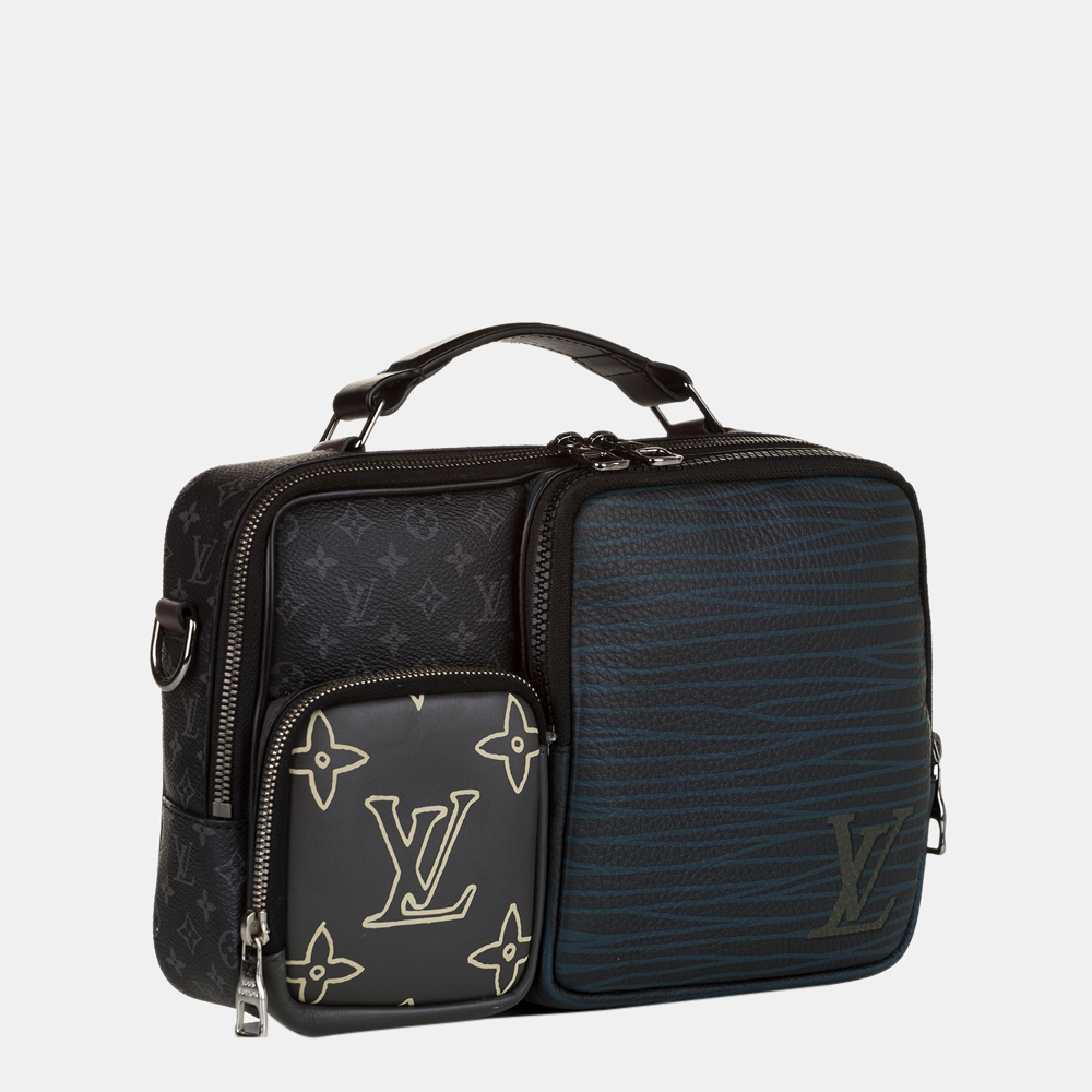 

Louis Vuitton Black Monogram Eclipse Messenger Multipocket