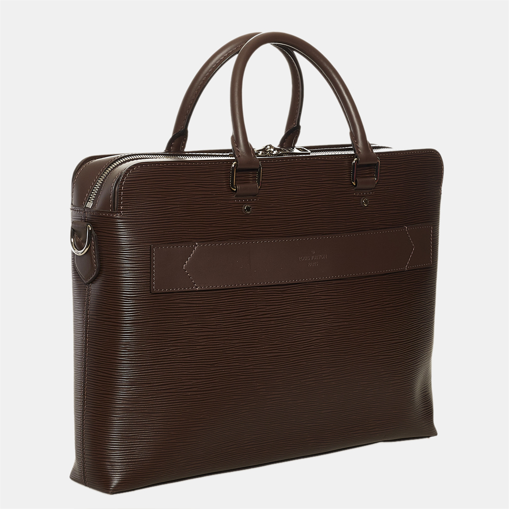 

Louis Vuitton Brown Epi Brooks