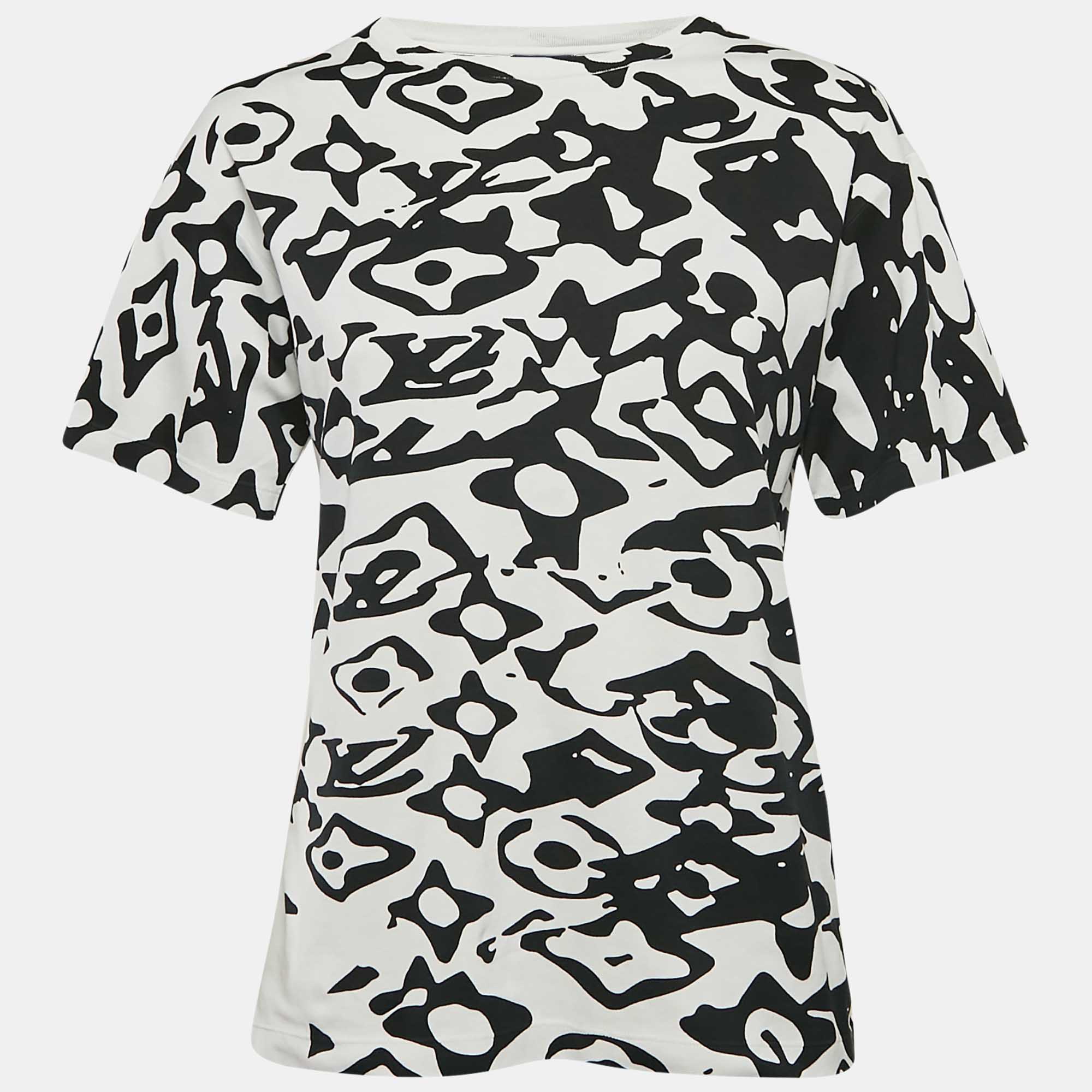 

Louis Vuitton X Urs Fischer Grey Printed Jersey T-Shirt S