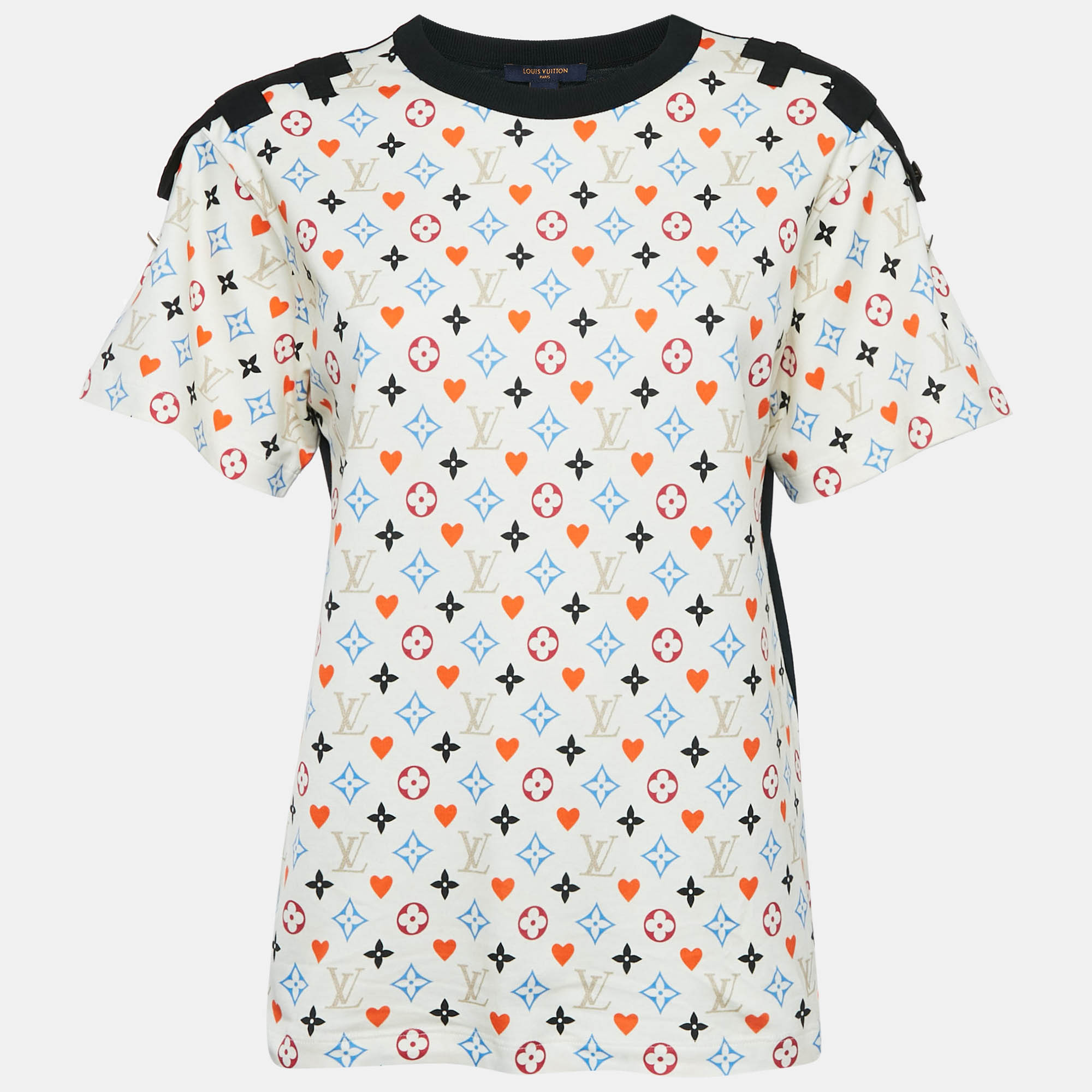 

Louis Vuitton Multicolor Monogram Game On Print Cotton T-Shirt M