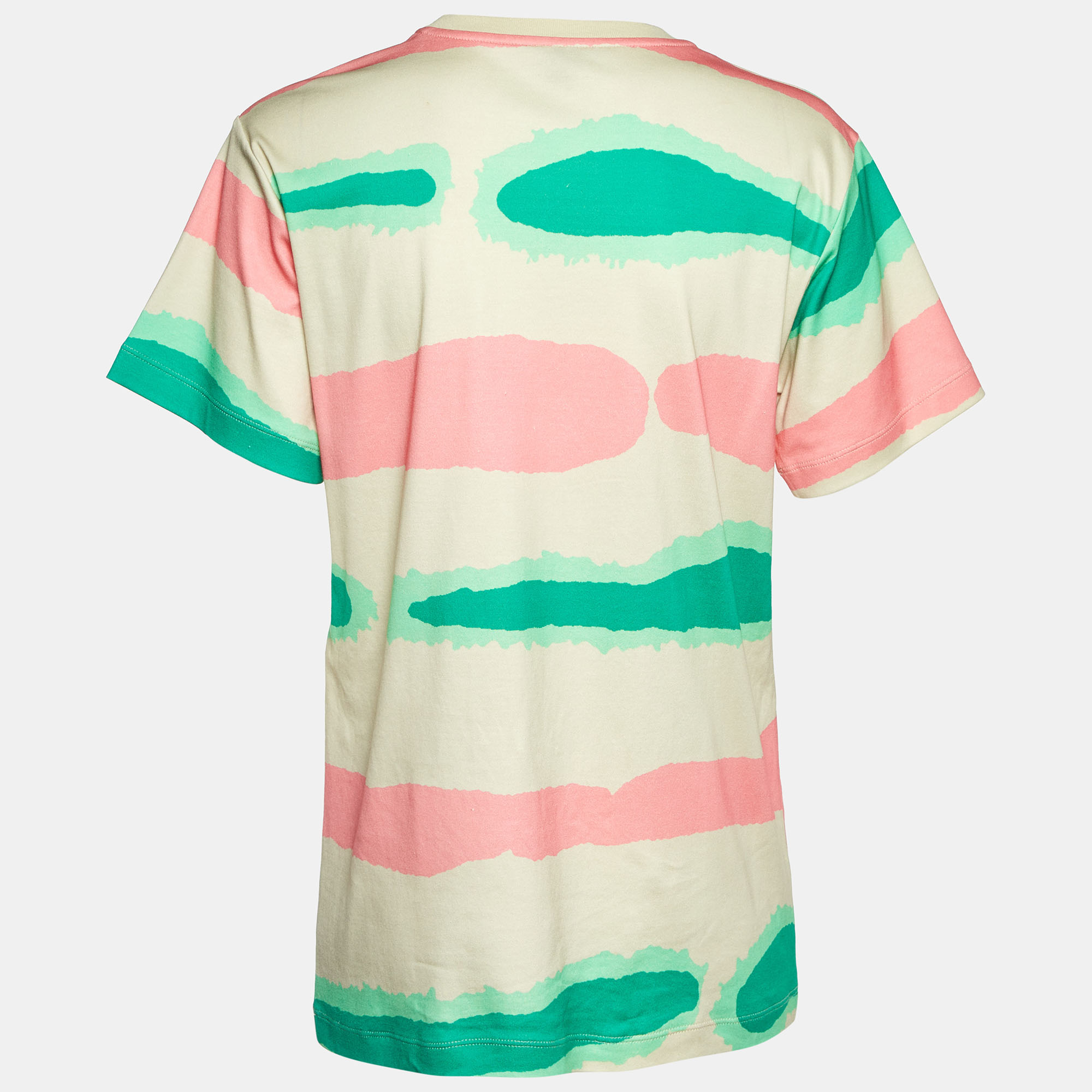 Louis Vuitton Multicolor Epi Palm Tree Print Cotton T-Shirt S 