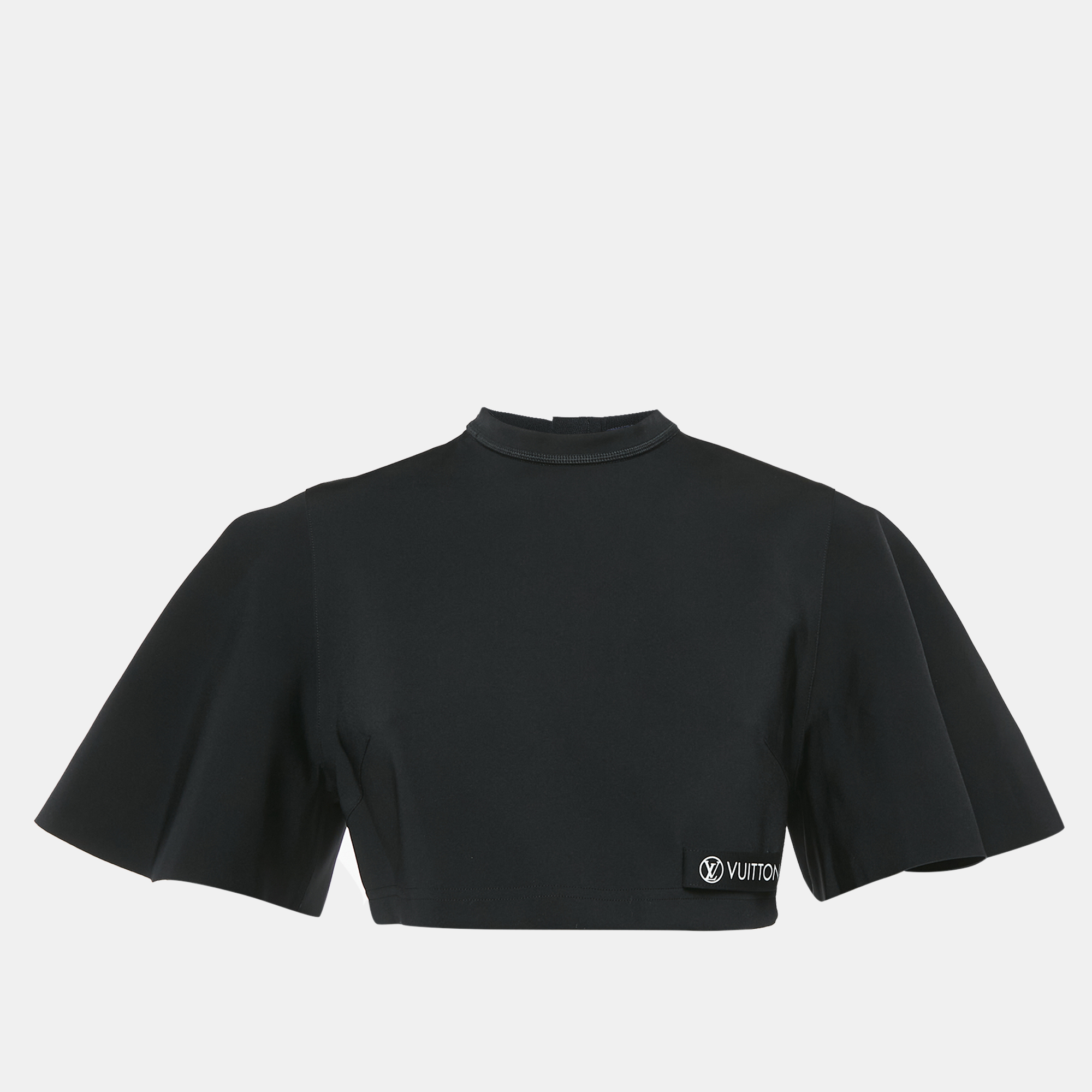 

Louis Vuitton Black Jersey Crop Top M