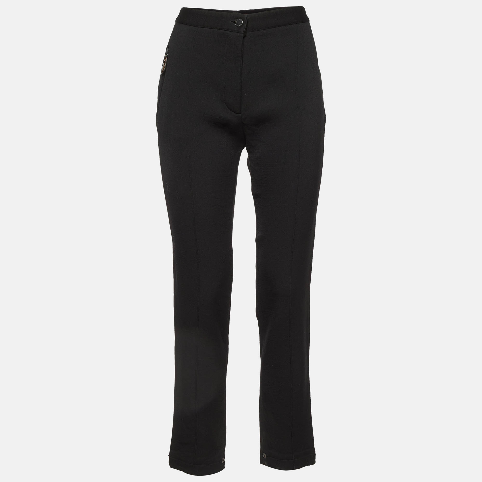 

Louis Vuitton Black Wool Tapered Trousers M