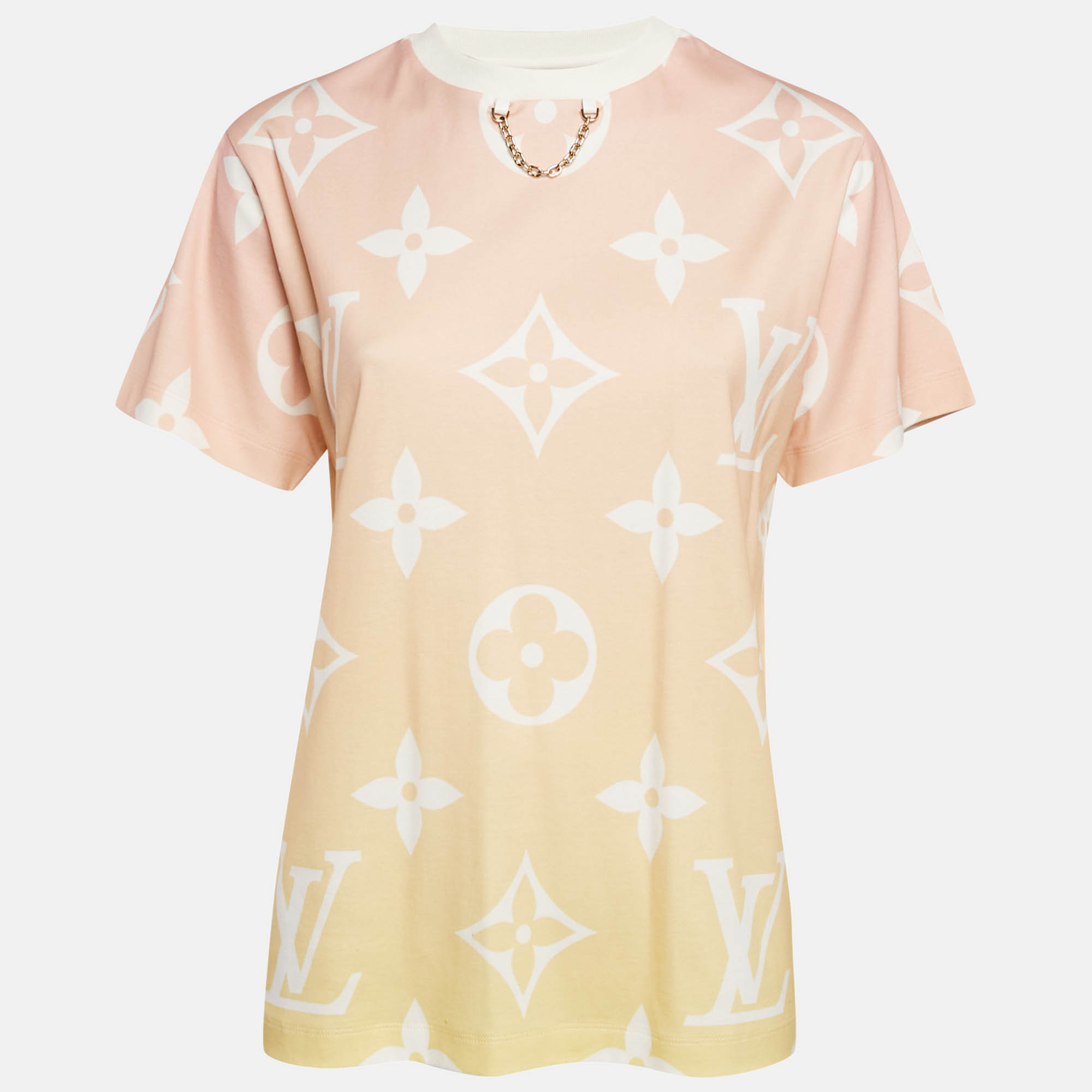

Louis Vuitton Pink Monogram Jersey T-Shirt M