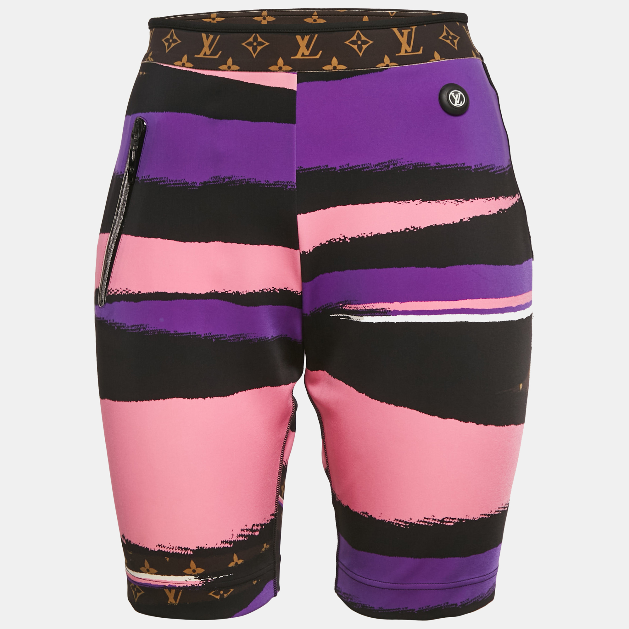 

Louis Vuitton Multicolor Printed Jersey Shorts M