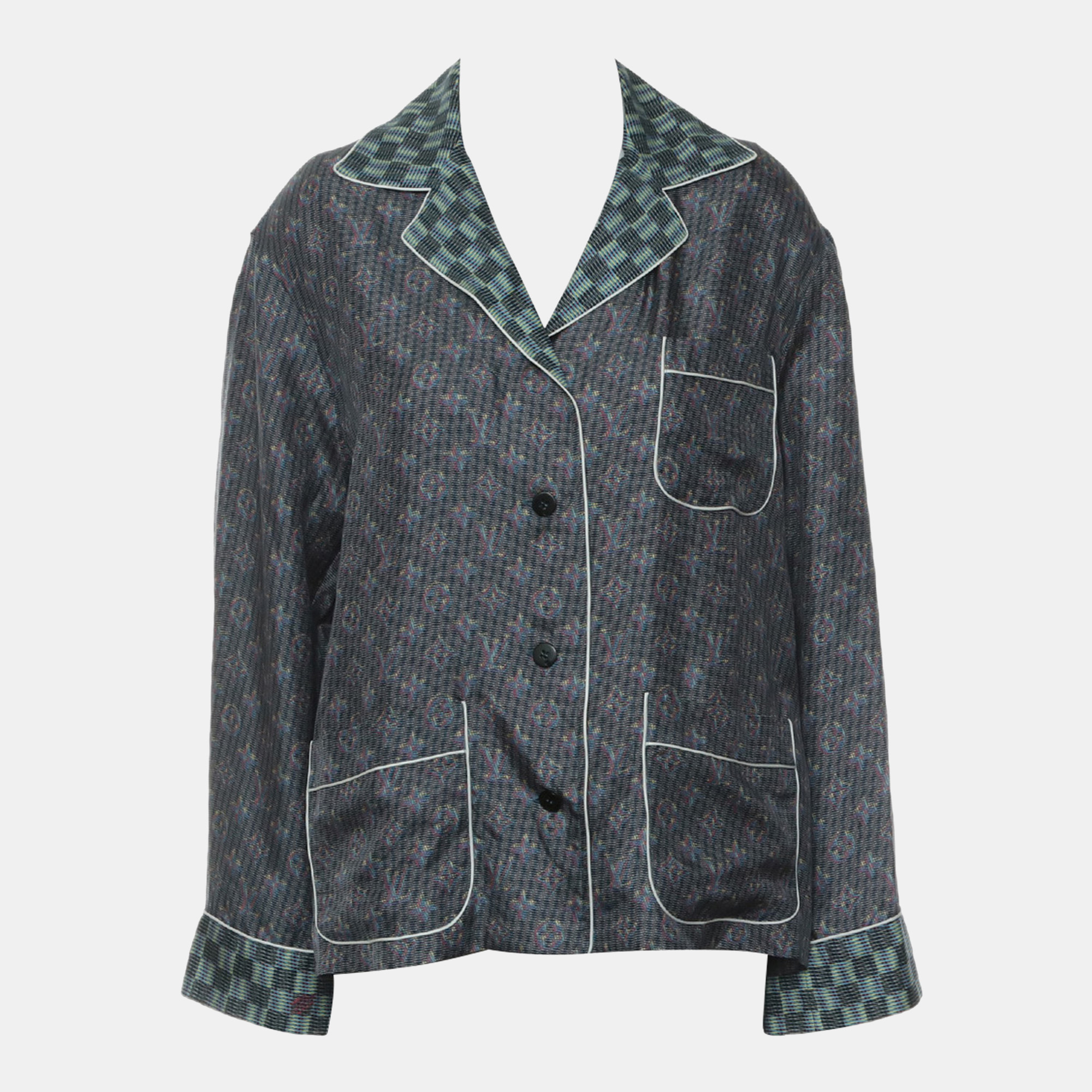 

Louis Vuitton Multicolor Monogram White List Shirt