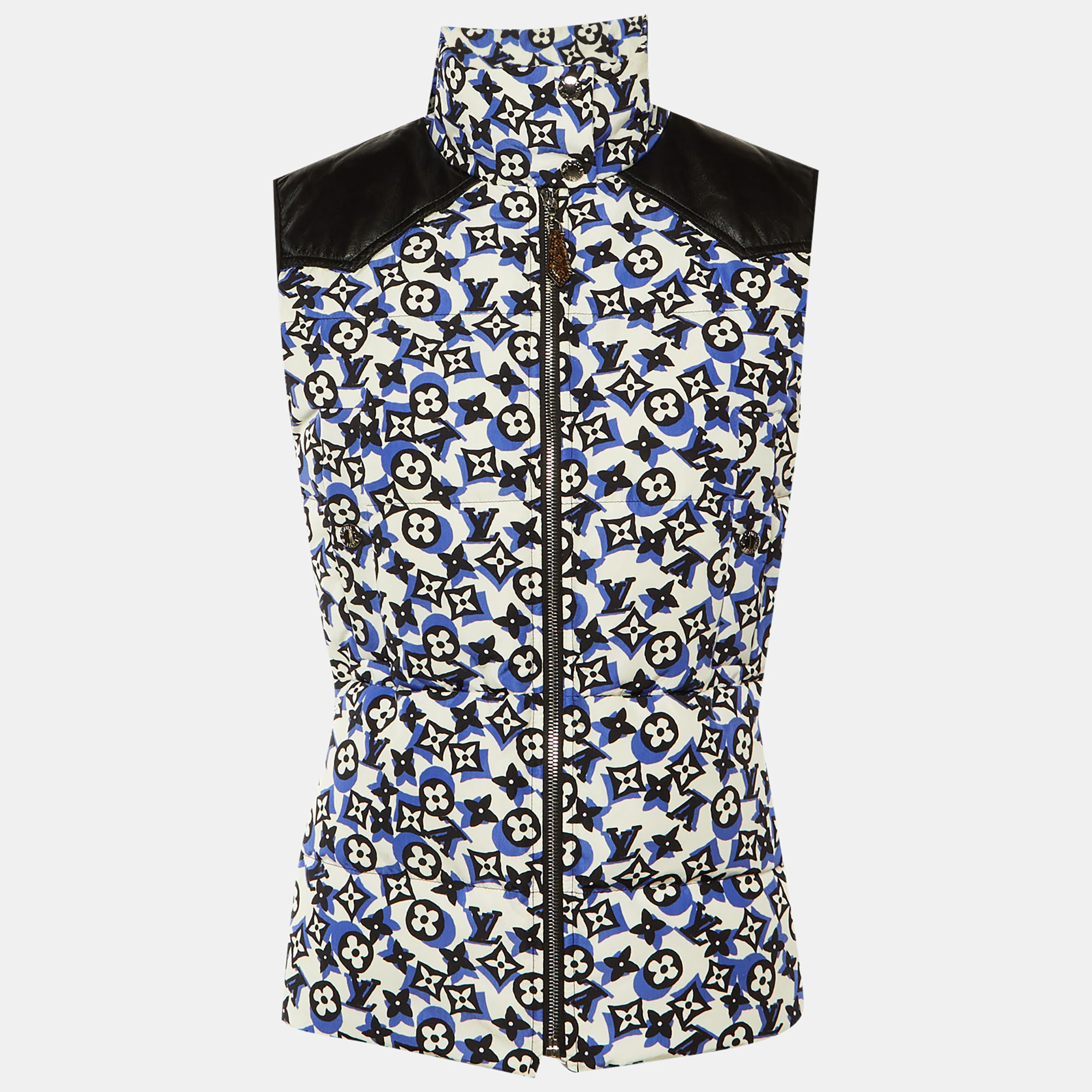 

Louis Vuitton Blue Logo Printed Synthetic Sleeveless Vest S