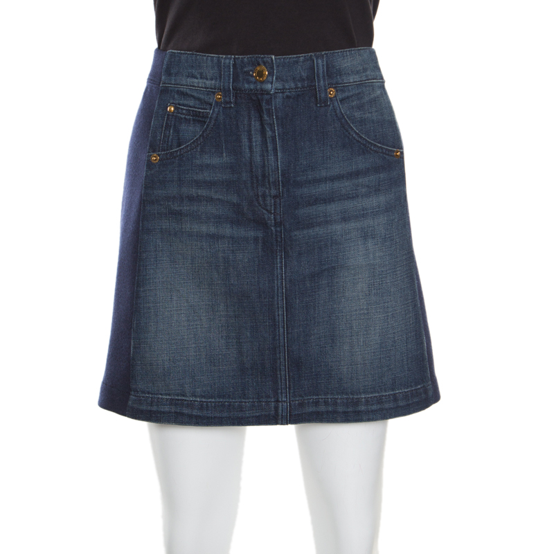 Louis Vuitton Denim Skirt | semashow.com