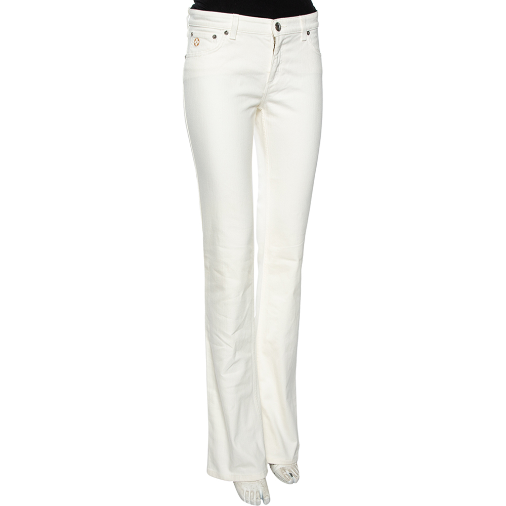 

Louis Vuitton White Denim Jeans