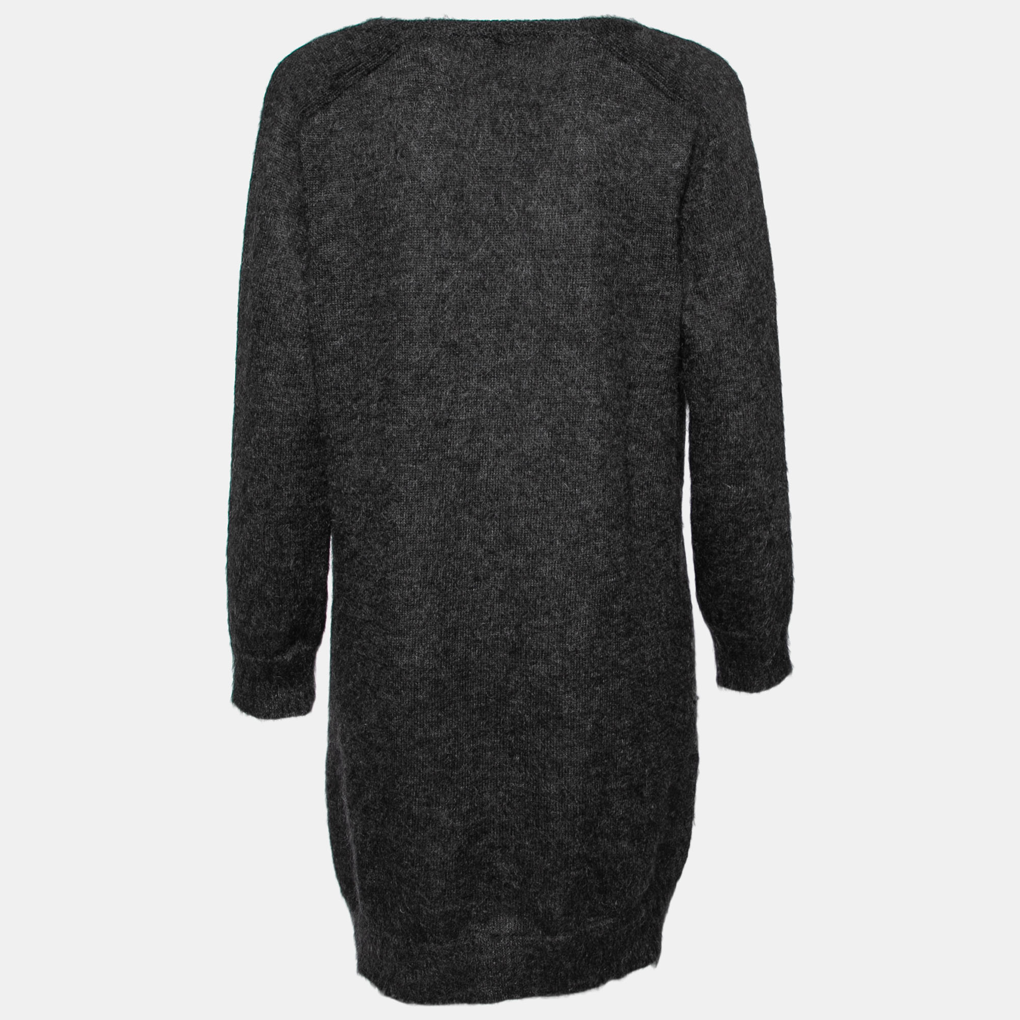 

Louis Vuitton Black Wool Sequin Embellished Sweater Dress, Grey