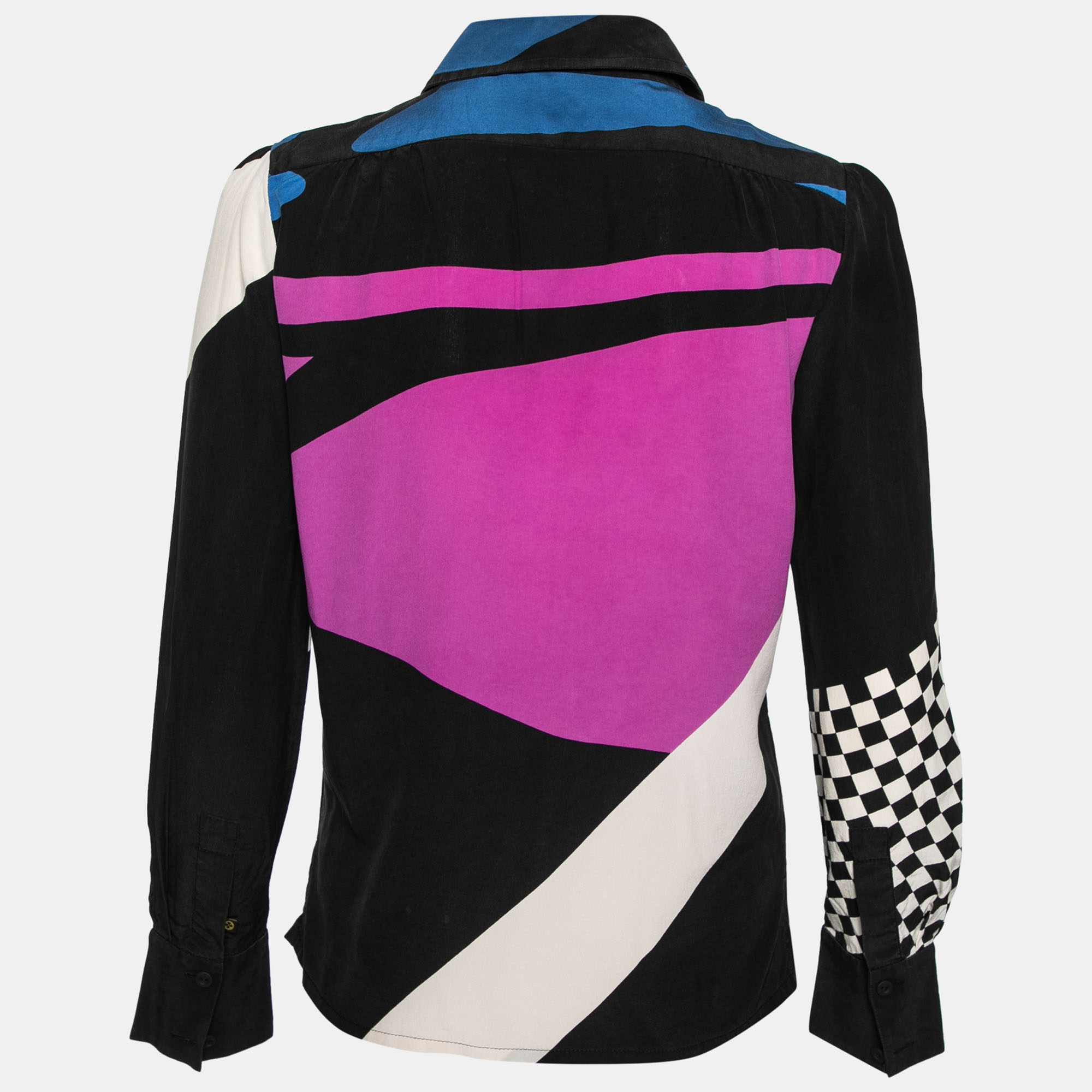 

Louis Vuitton Multicolor Printed Silk Long Sleeve Shirt
