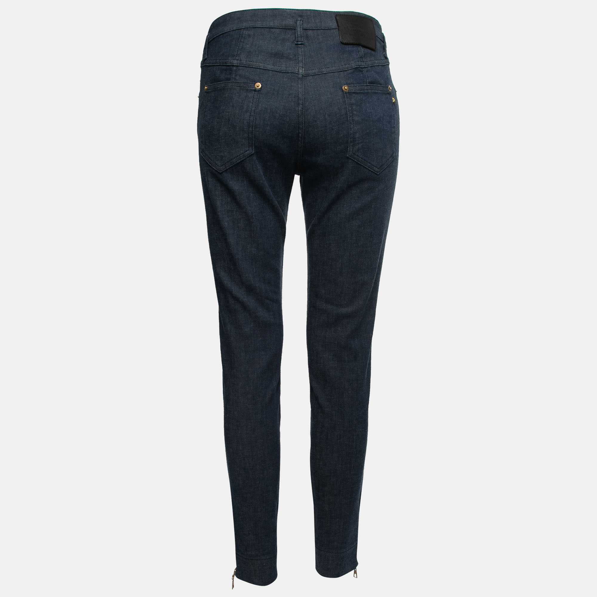 

Louis Vuitton Dark Blue Denim Skinny Jeans  Waist 31