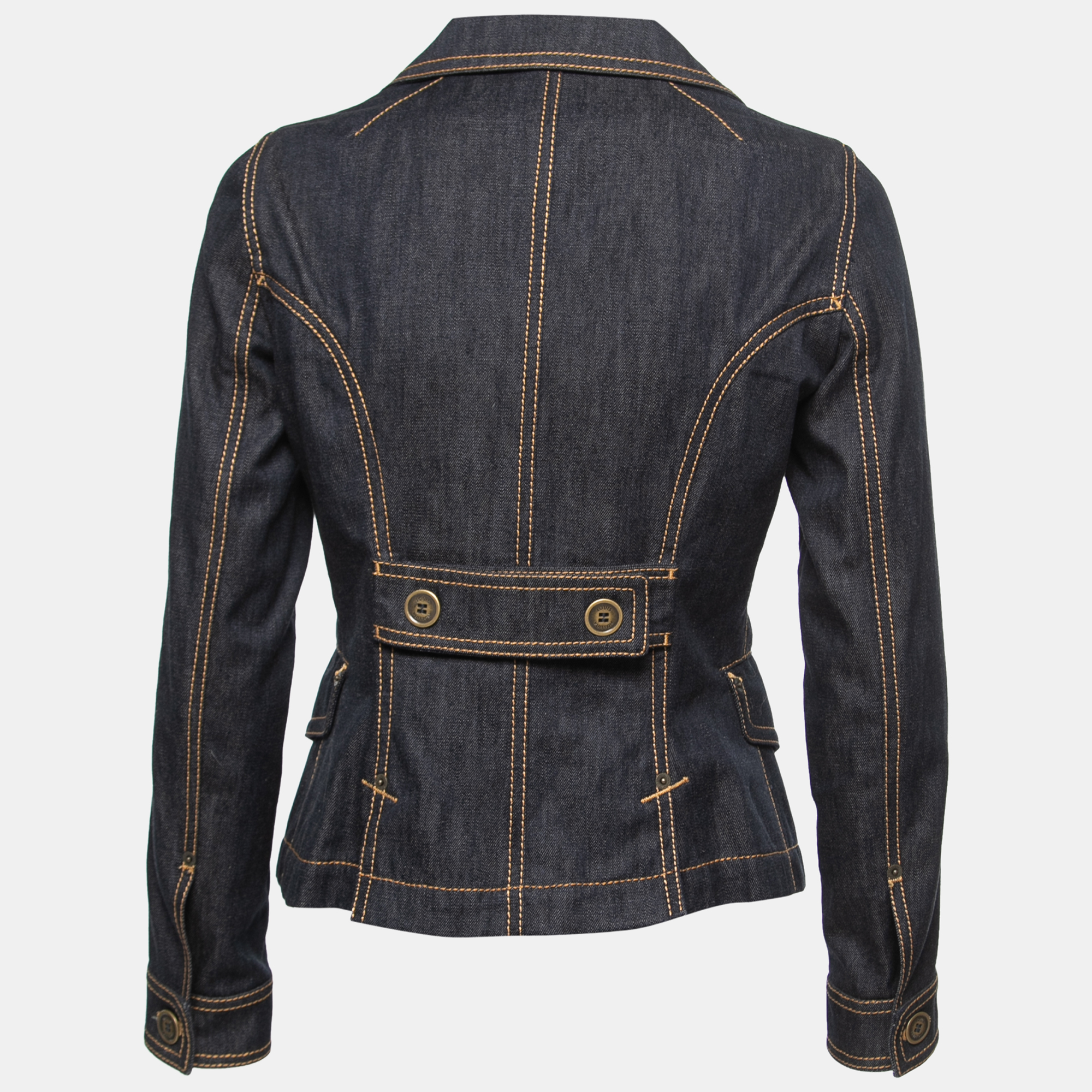 

Louis Vuitton Indigo Dark Wash Denim Jacket, Blue
