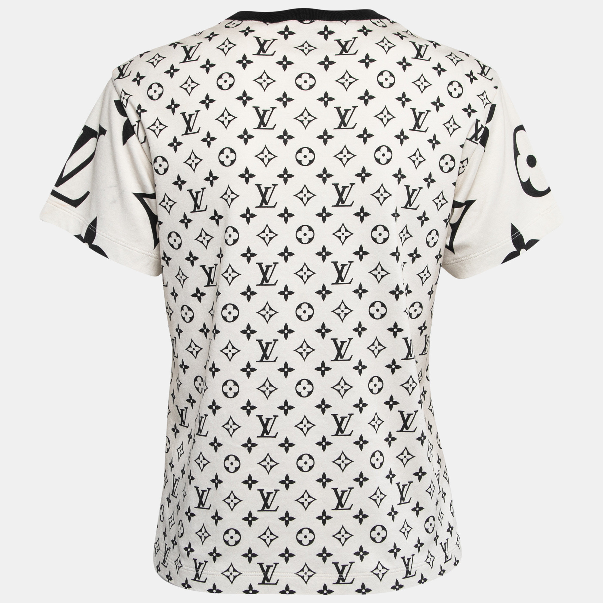 

Louis Vuitton Black/Cream Monogram Cotton T-Shirt