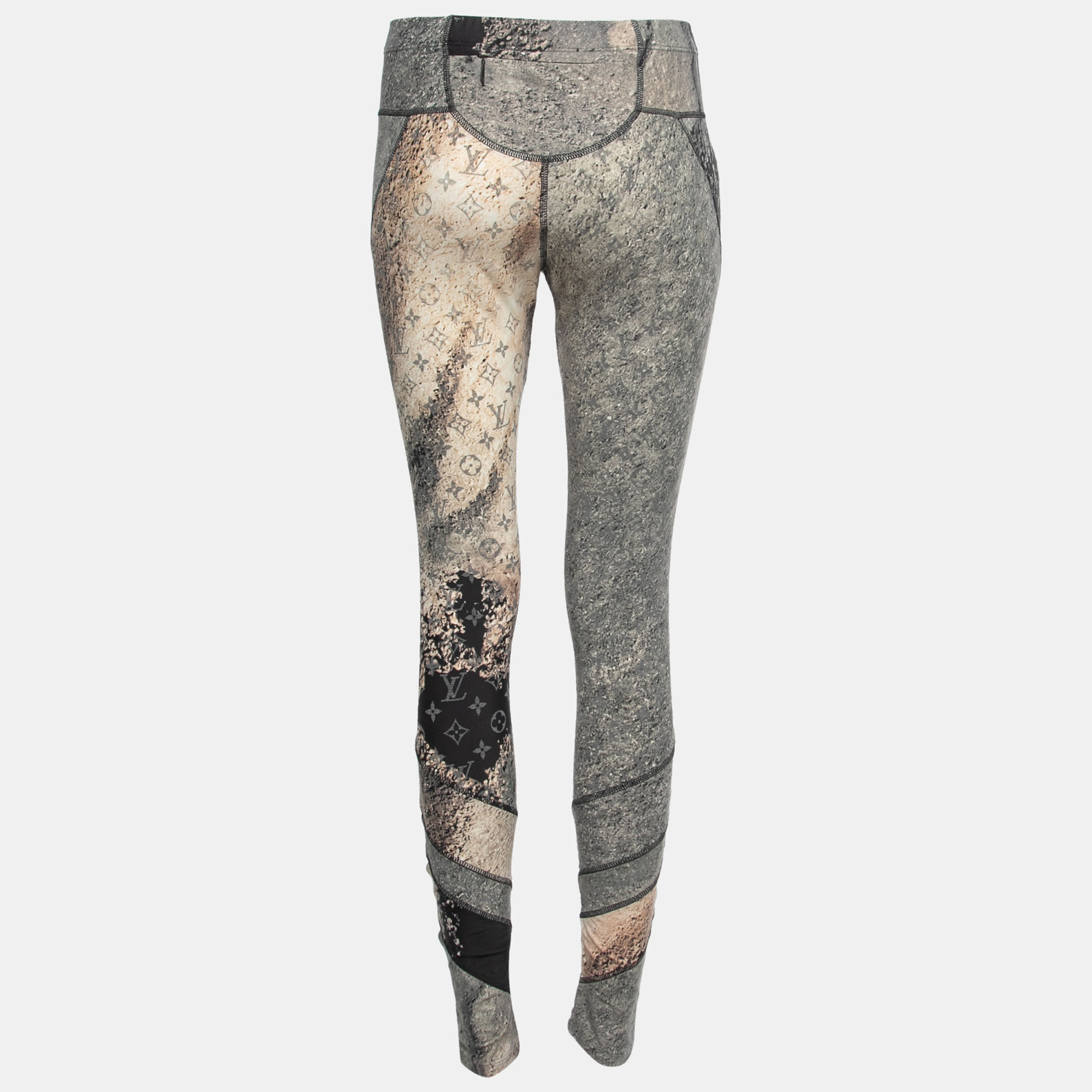 

Louis Vuitton Multicolor Moon Print Reflective Monogram Leggings