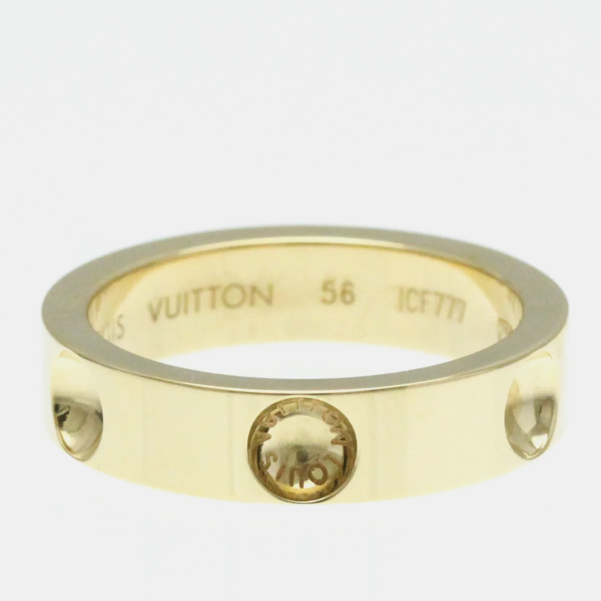 

Louis Vuitton 18k Yellow Gold Berg Amplant No Stone Ring