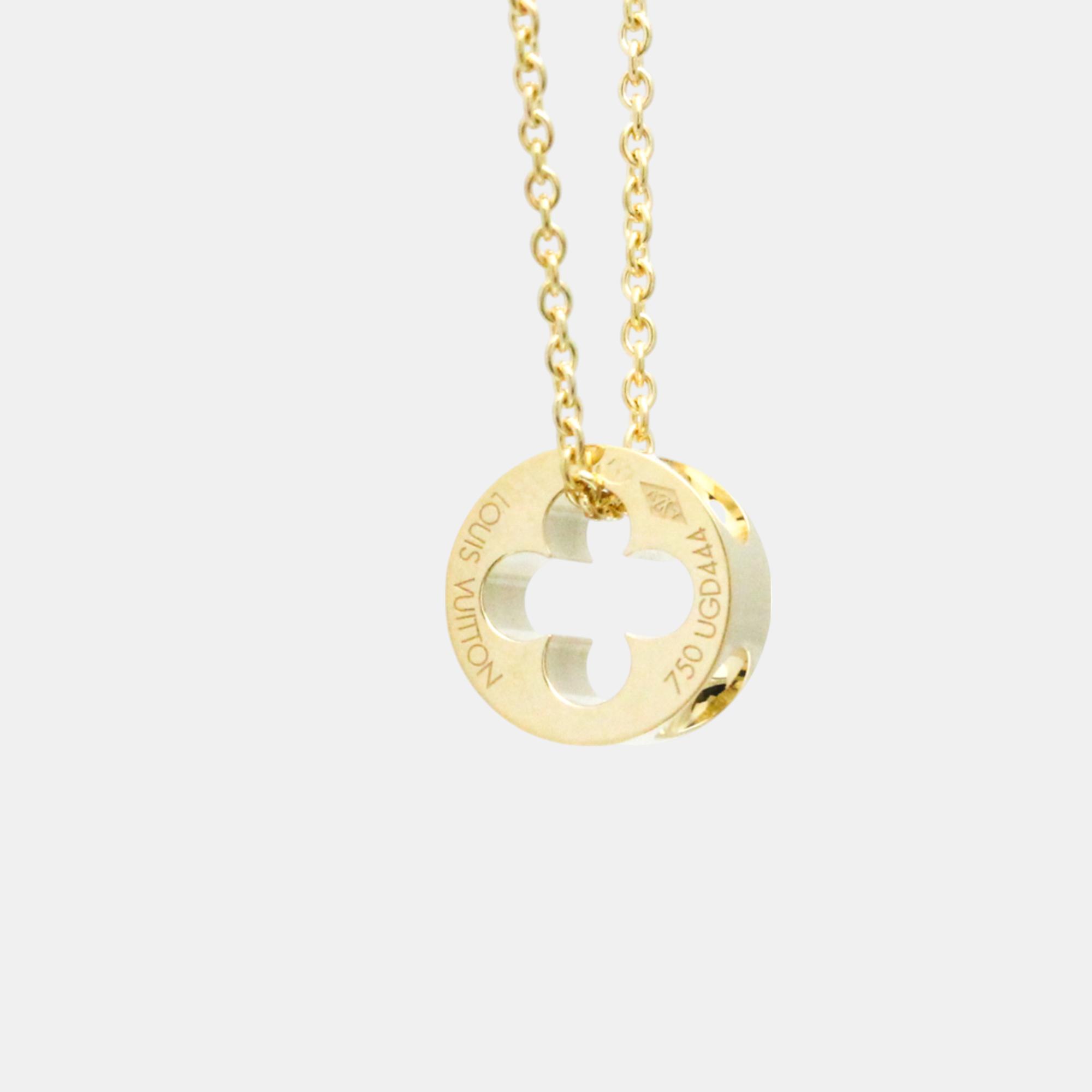 

Louis Vuitton 18K Yellow Gold Empreinte Pendant Necklace