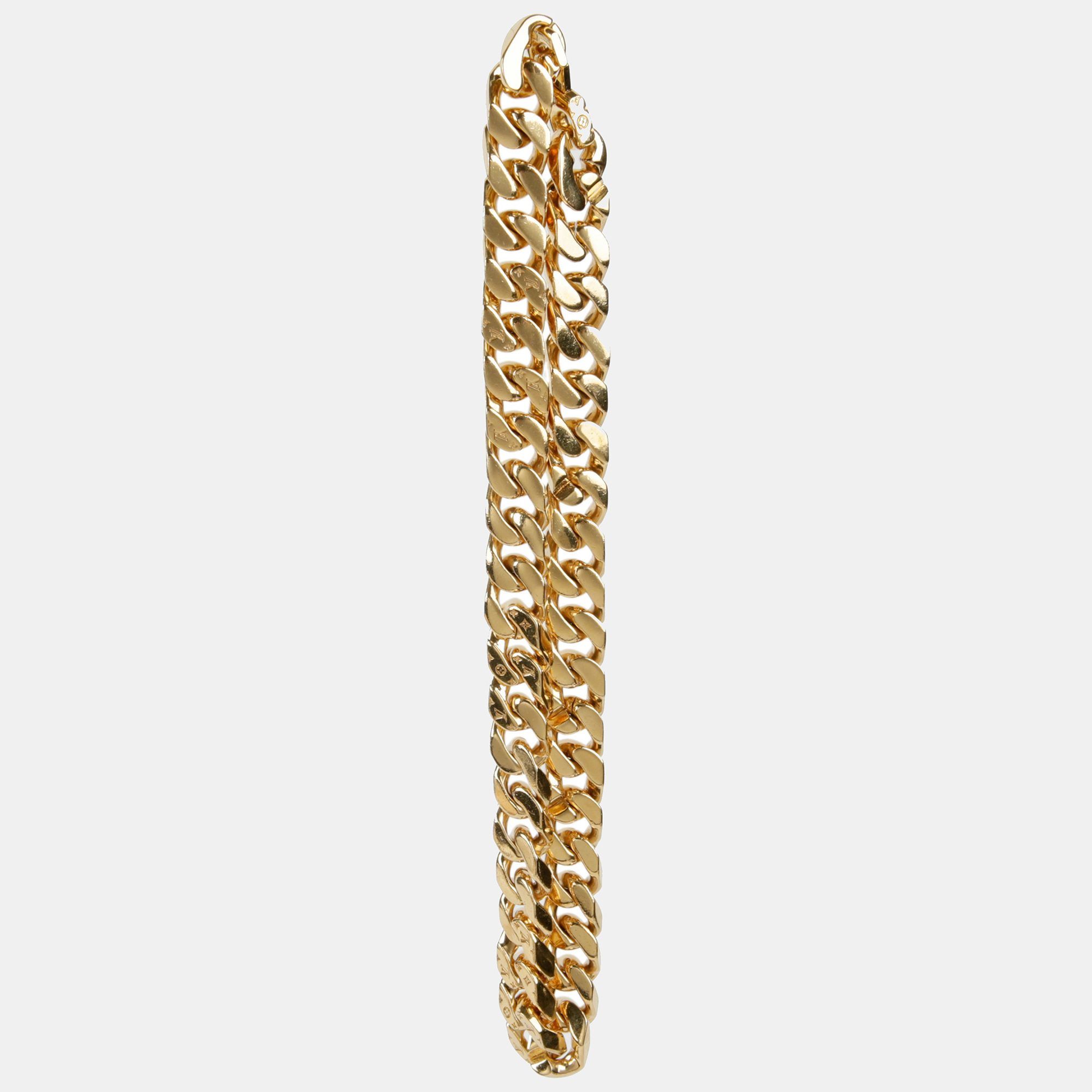 

Louis Vuitton Gold LV Chain Link Necklace