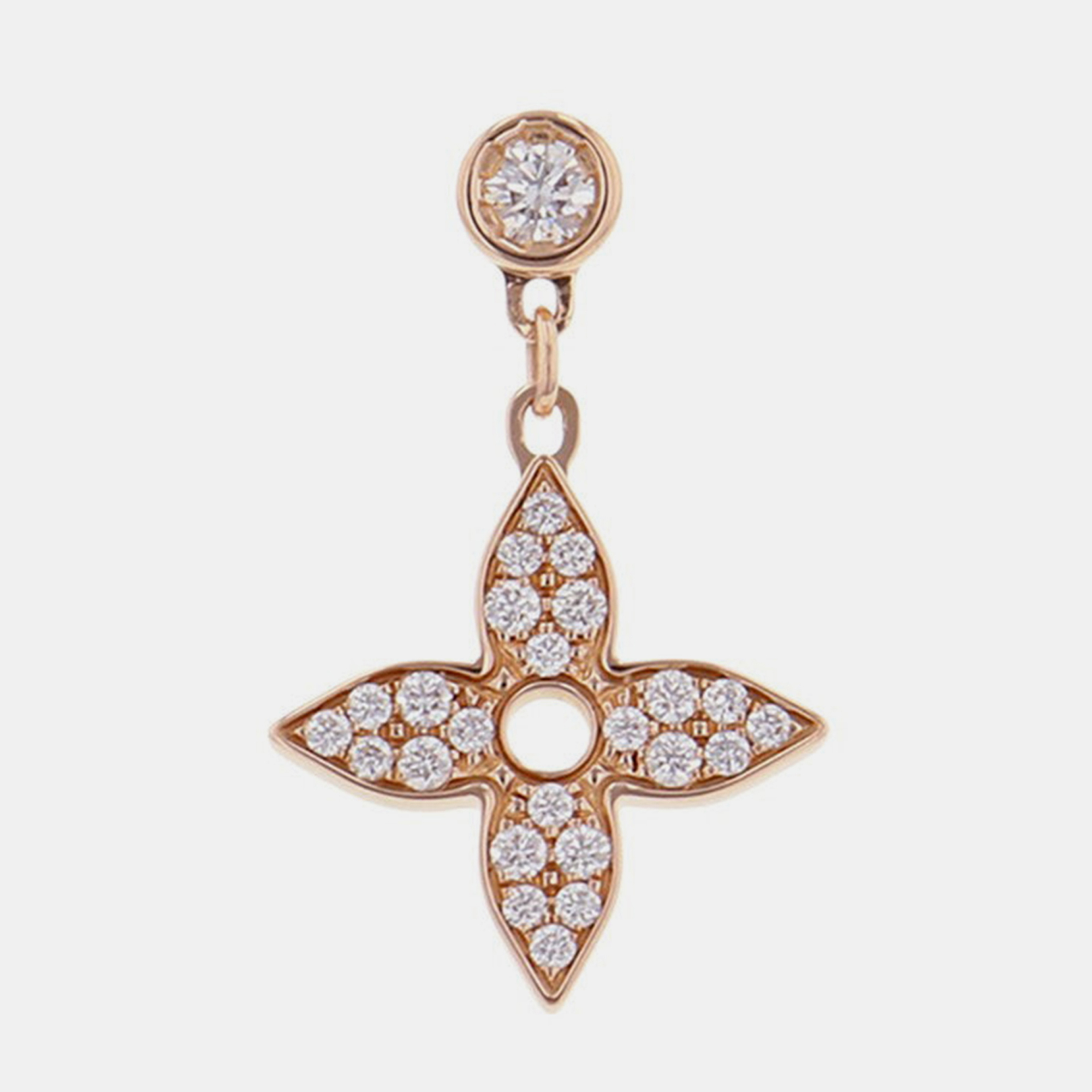 Click to view more detailed imagery on our partner's website Pre-owned Louis Vuitton Idylle Blossom Single Earring 18k Pink Gold