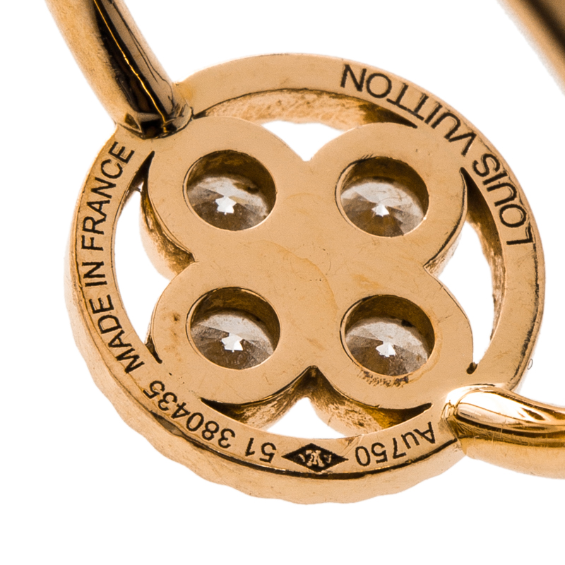 Pre-Owned Louis Vuitton Necklace Nanogram M63141 Metal Women's