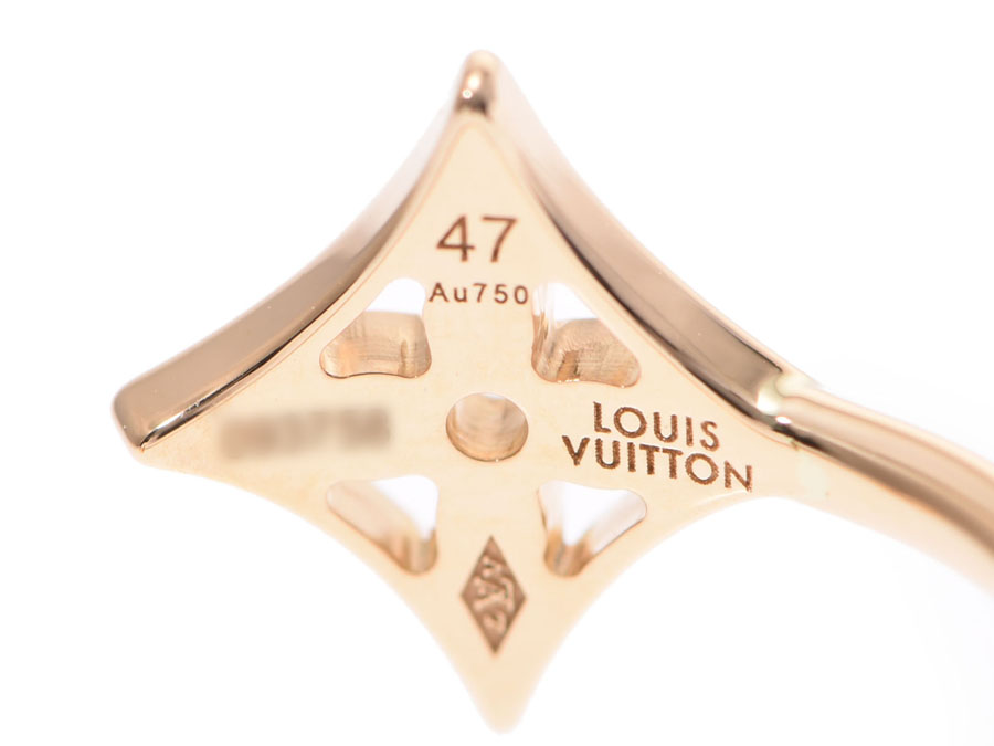 Louis Vuitton Monogram Ideal Ring 3 Tones Rings Size 47