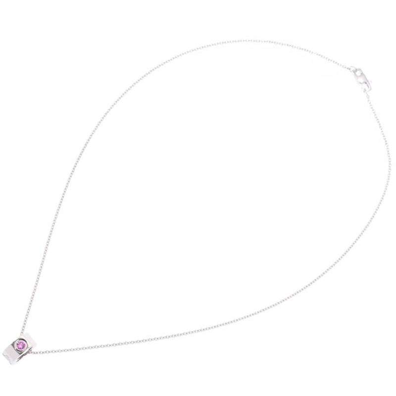 Louis Vuitton 18K Pink Sapphire Empreinte Clover Pendant Necklace -  Rhodium-Plated 18K White Gold Pendant Necklace, Necklaces - LOU711784