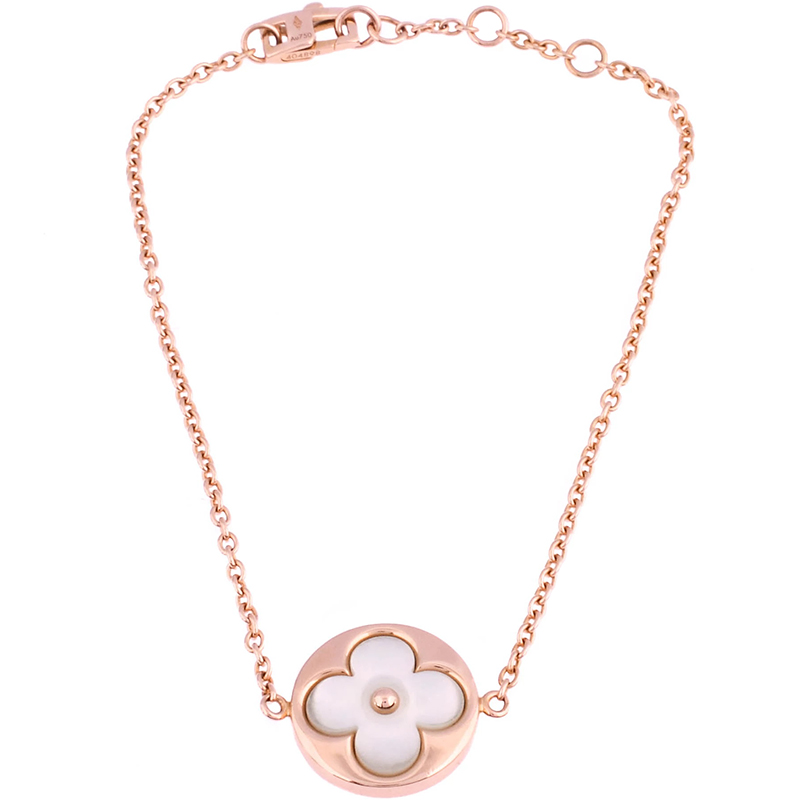 Colour Blossom sun bracelet, pink gold and white mother-of-pearl -  Categories Q95465