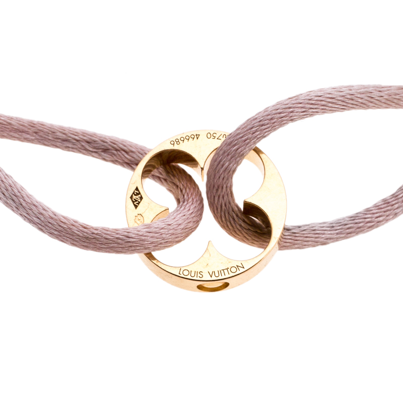 Unisex Most Popular Louis Vuitton LV Logo & Monogram Flower Element Pendant  Colorful Beads Adjustable Rope Knot Bracelet