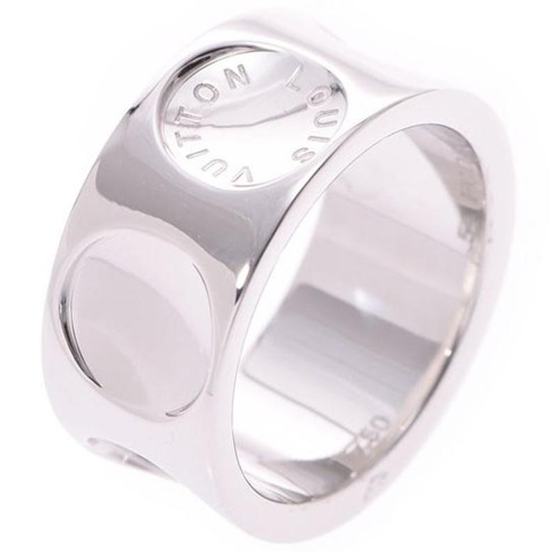 

Louis Vuitton 18K White Gold Grand Berg Ring 54