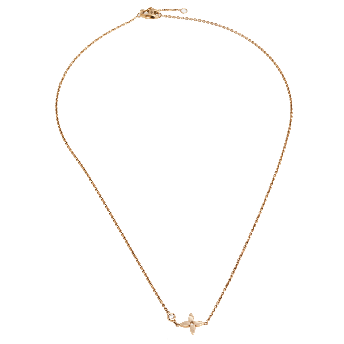 

Louis Vuitton Idylle Blossom Diamond 18K Rose Gold Pendant Necklace