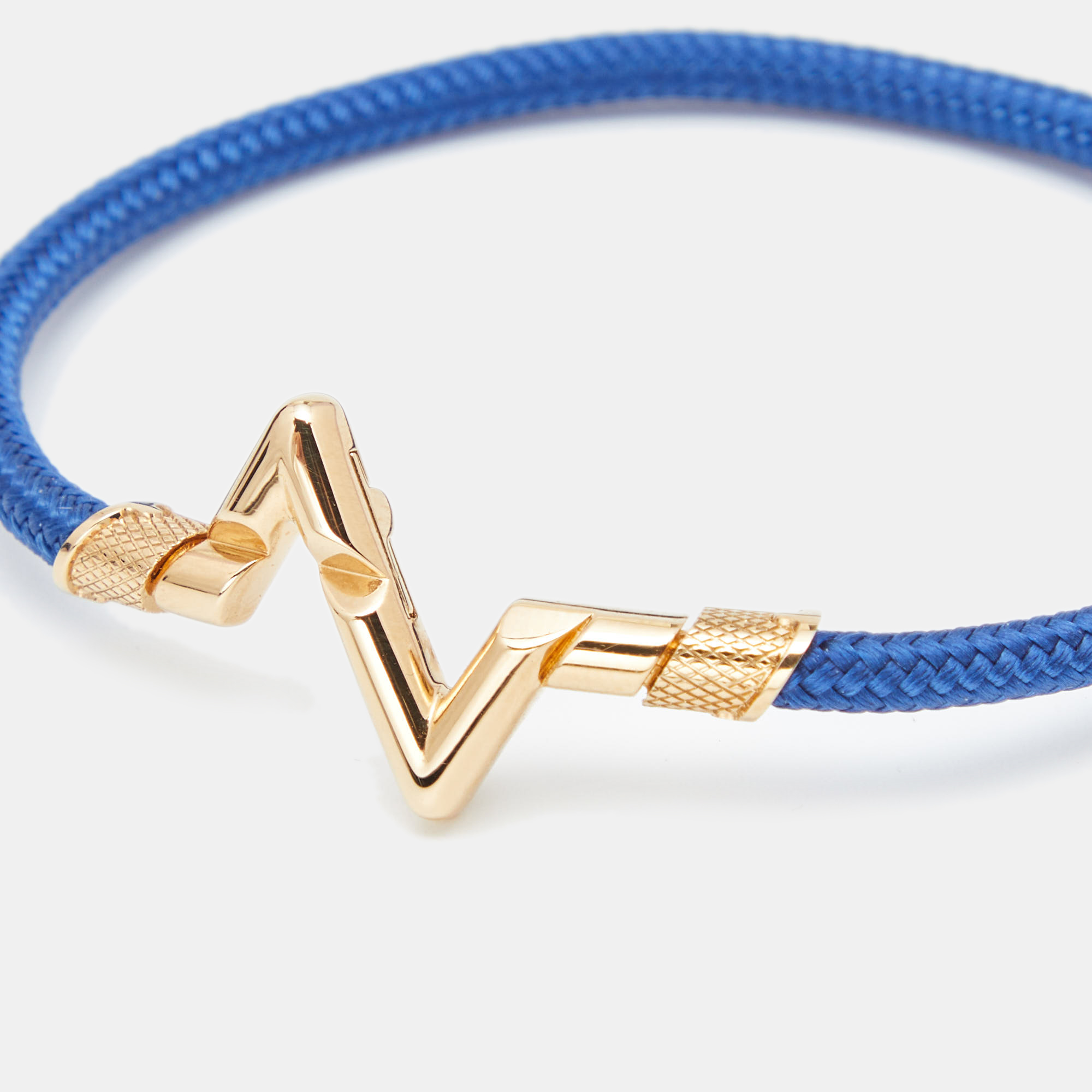 

Louis Vuitton LV Volt Upside Down Play 18k Rose Gold Large Model Cord Bracelet