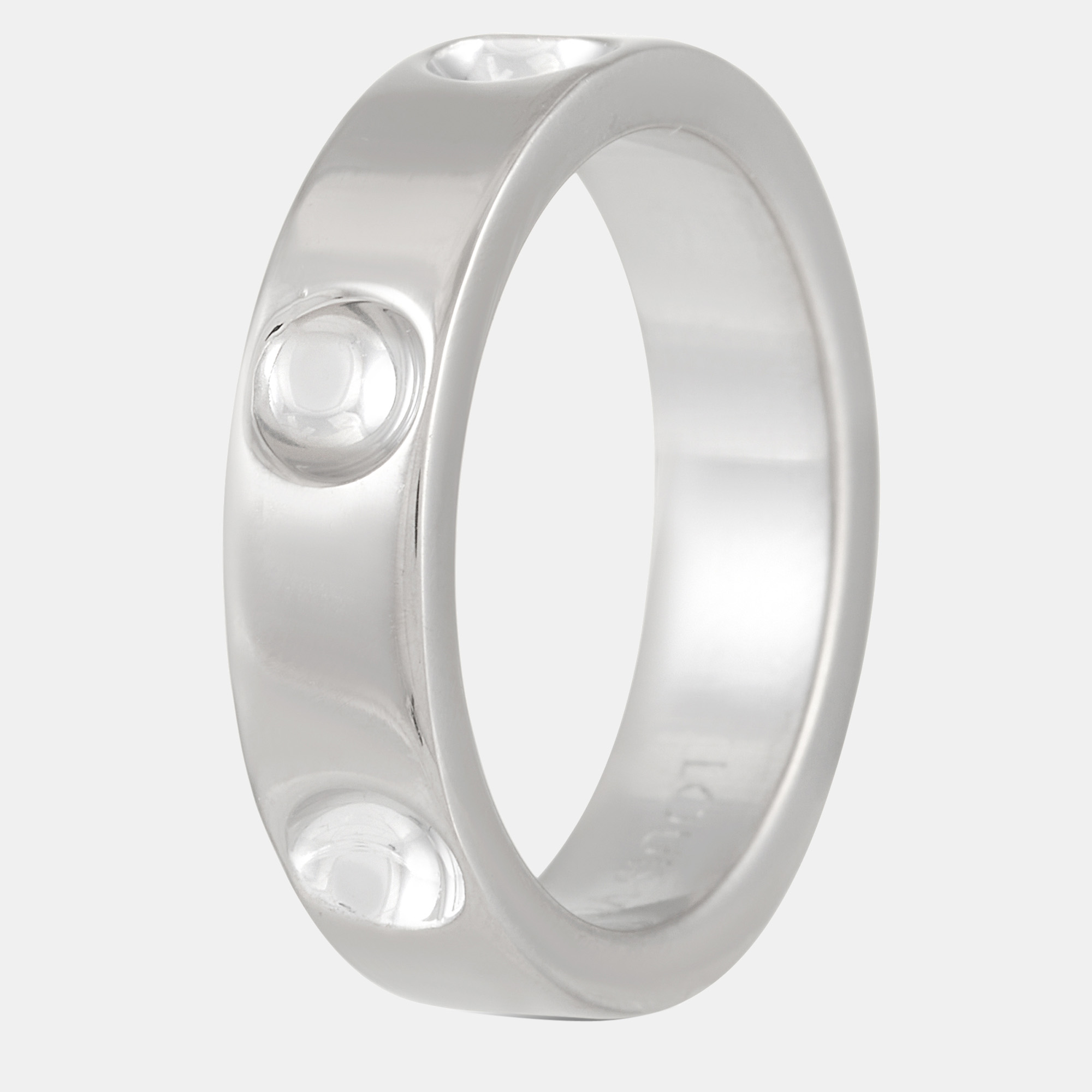 

Louis Vuitton 18K White Gold Band Ring