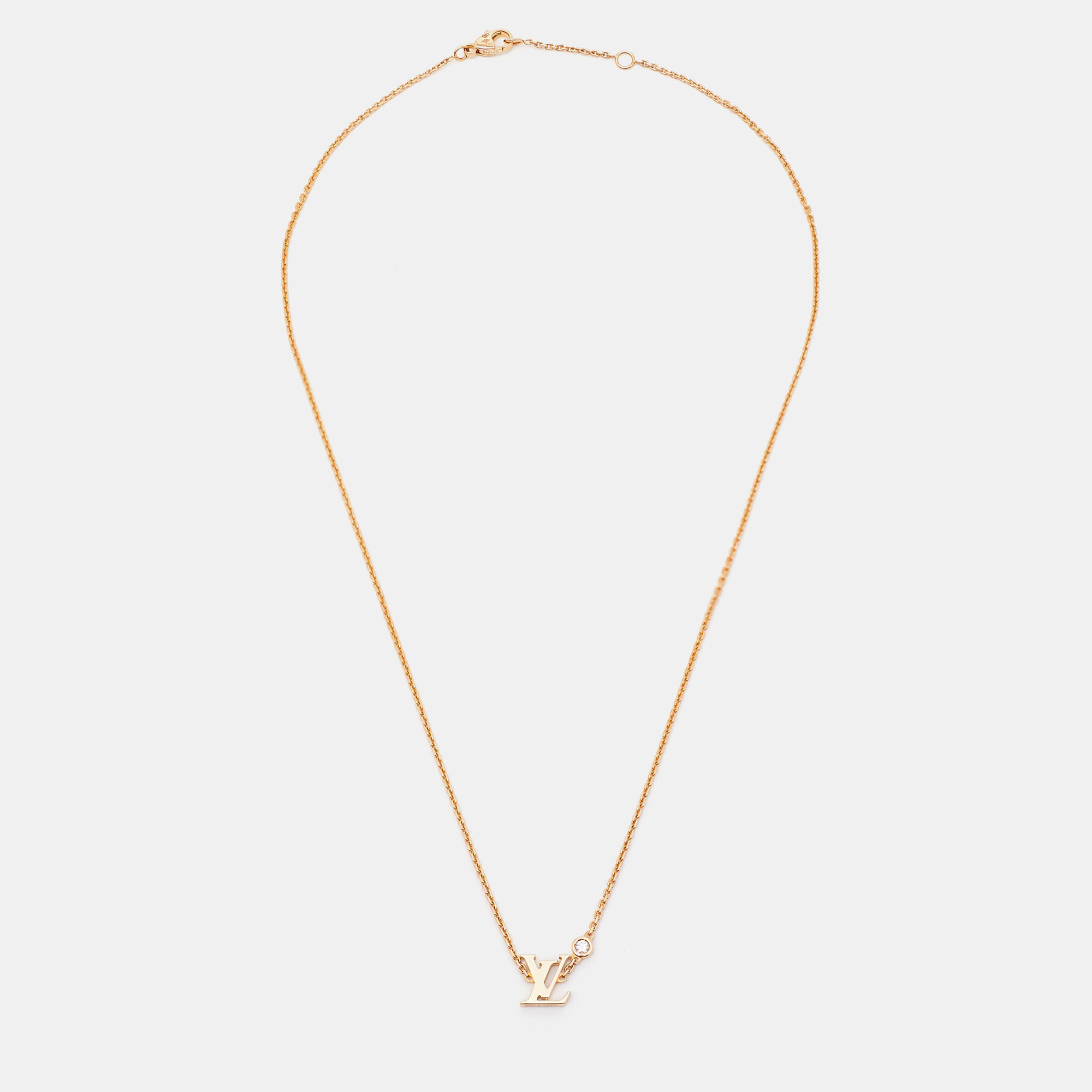 

Louis Vuitton Idylle Blossom Diamond 18k Rose Gold Necklace