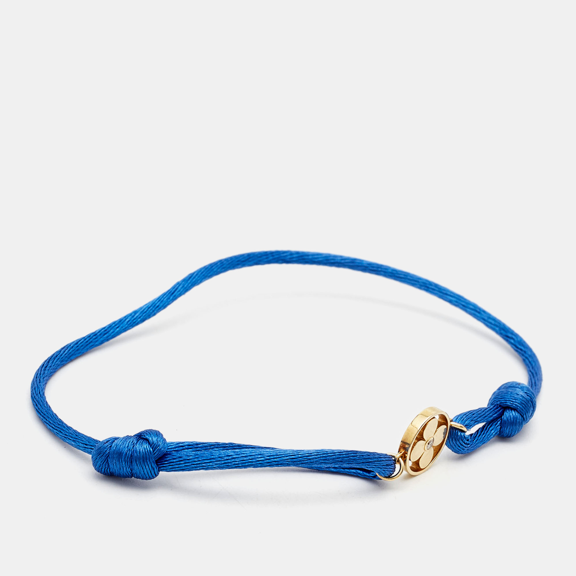 

Louis Vuitton Idylle Blossom Diamond 18k Yellow Gold Cord Bracelet