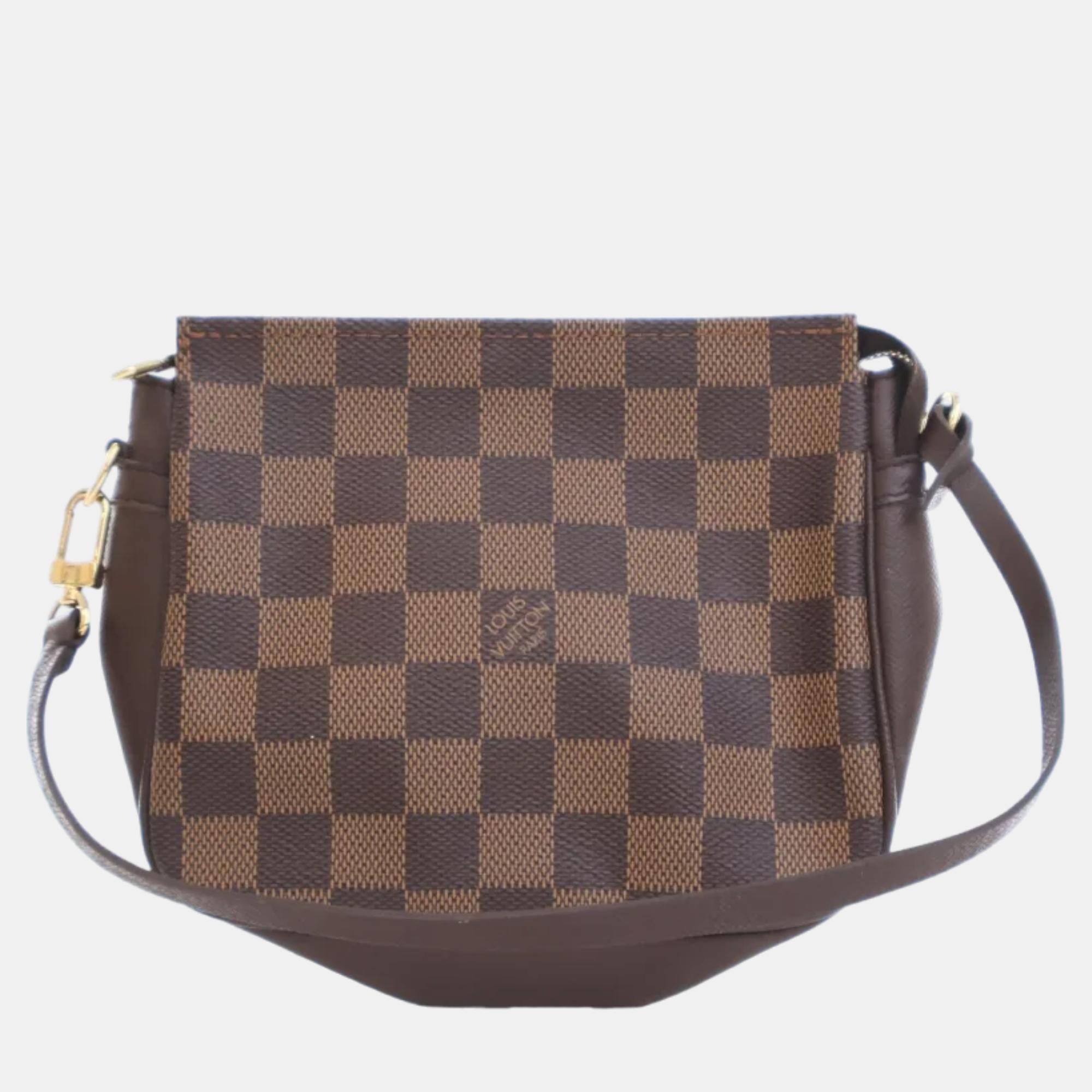 

Louis Vuitton Brown Canvas Trousse Pochette Shoulder Bag