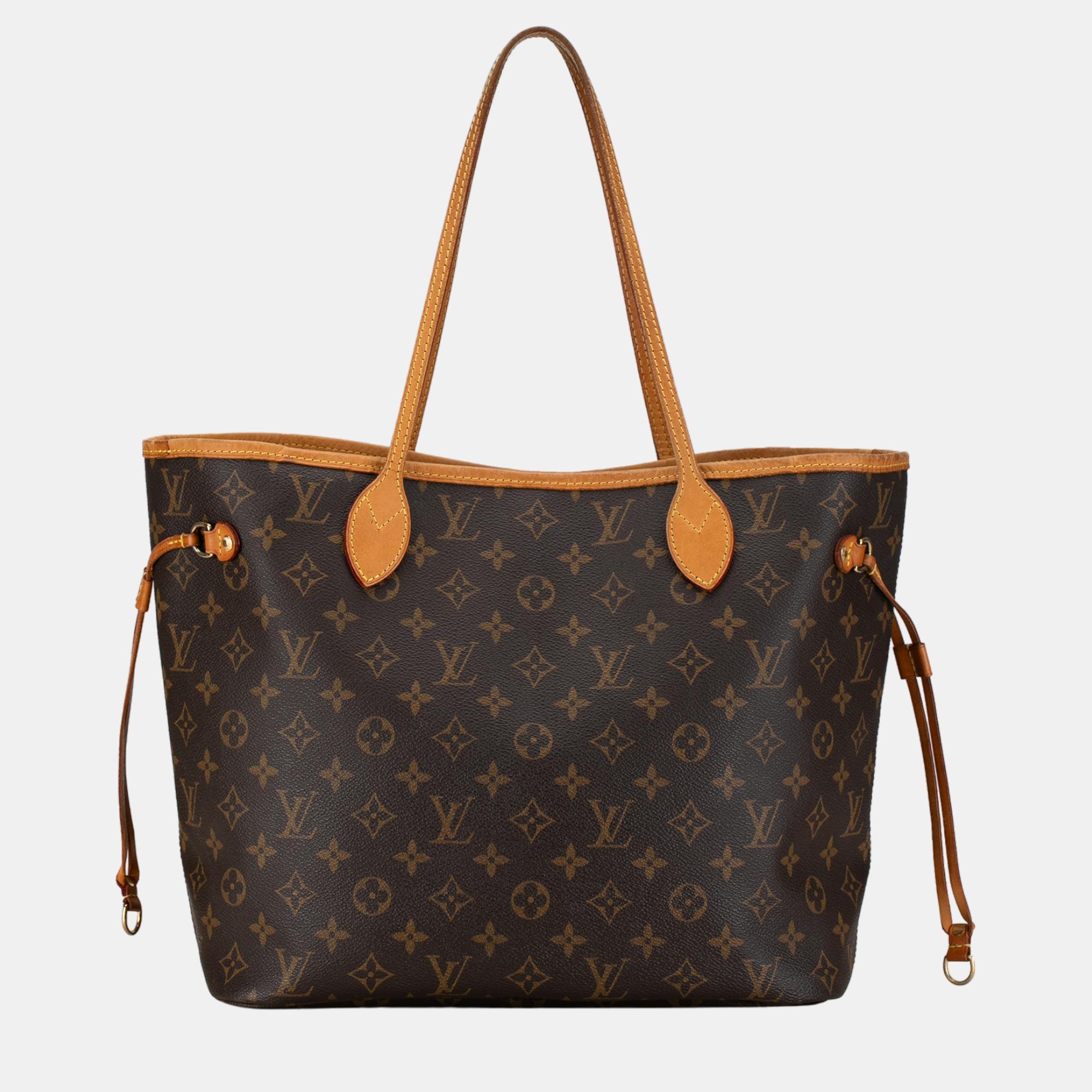 

Louis Vuitton Brown Monogram Neverfull MM