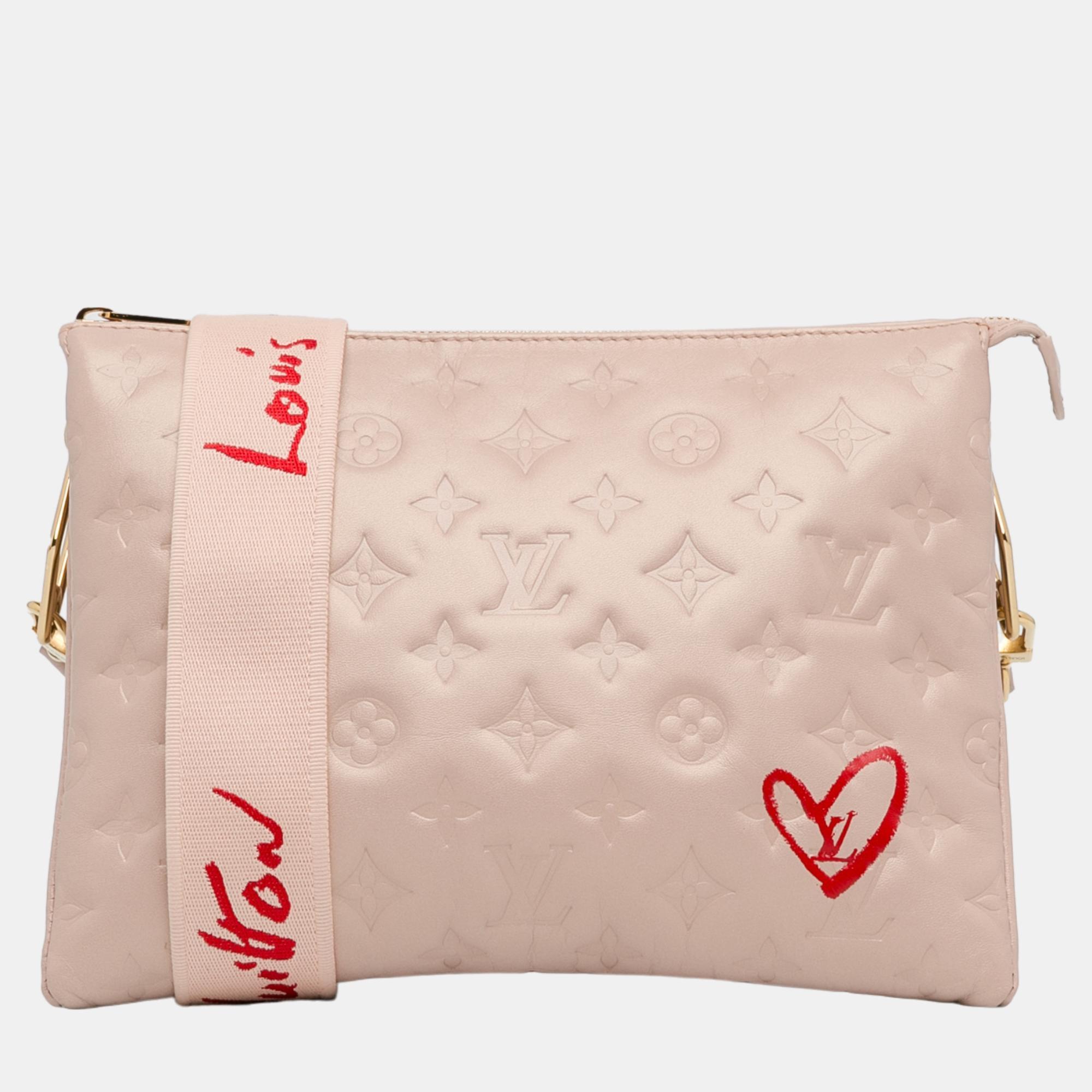 

Louis Vuitton Pink Monogram Fall In Love Coussin PM