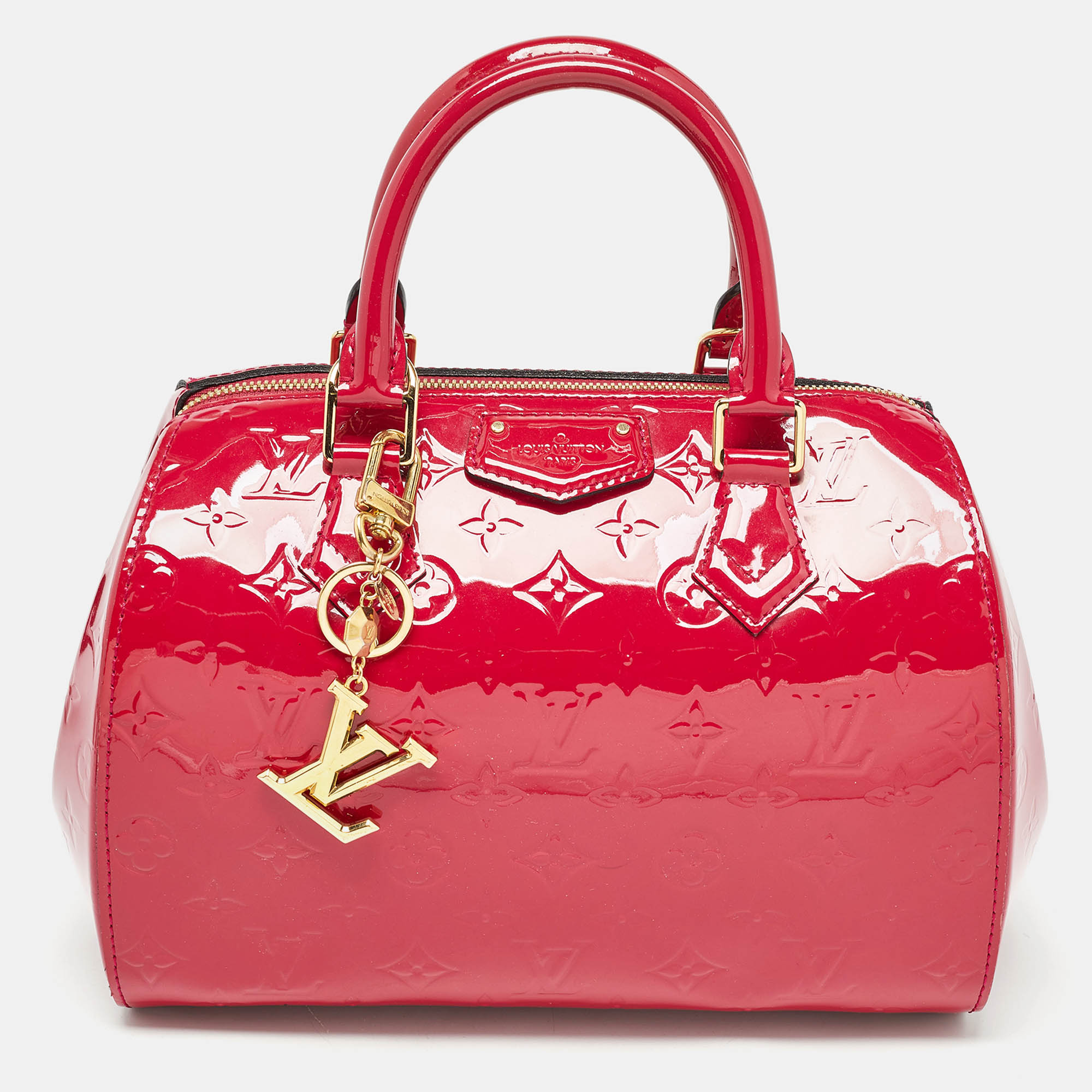 

Louis Vuitton Rose Pop Monogram Vernis Montana Bag, Pink