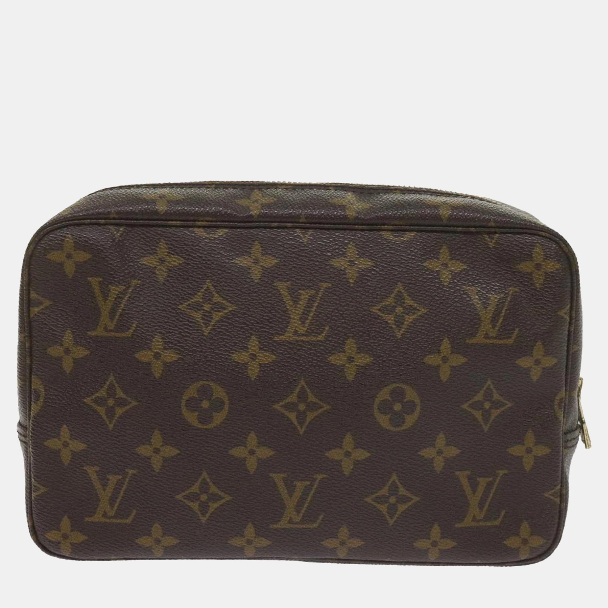 

Louis Vuitton Brown Monogram Trousse Toilette 23 Clutch Bag