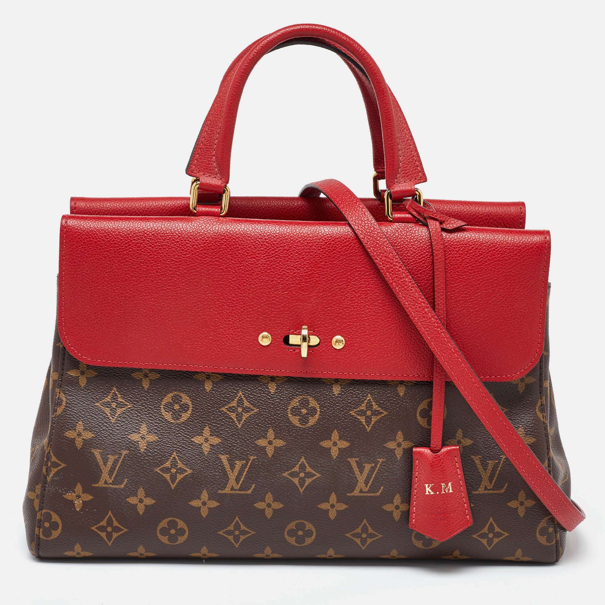 

Louis Vuitton Cherry Monogram Canvas Venus Bag, Red