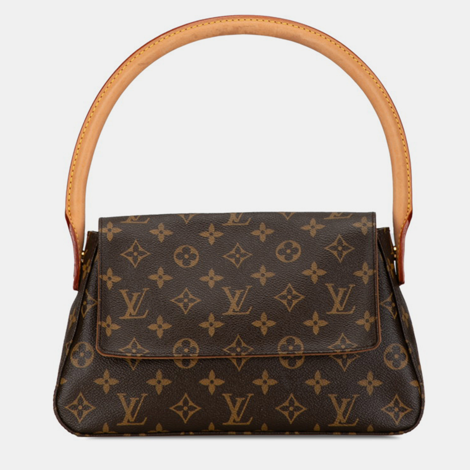 

Louis Vuitton Brown Canvas Mini Looping Shoulder Bag