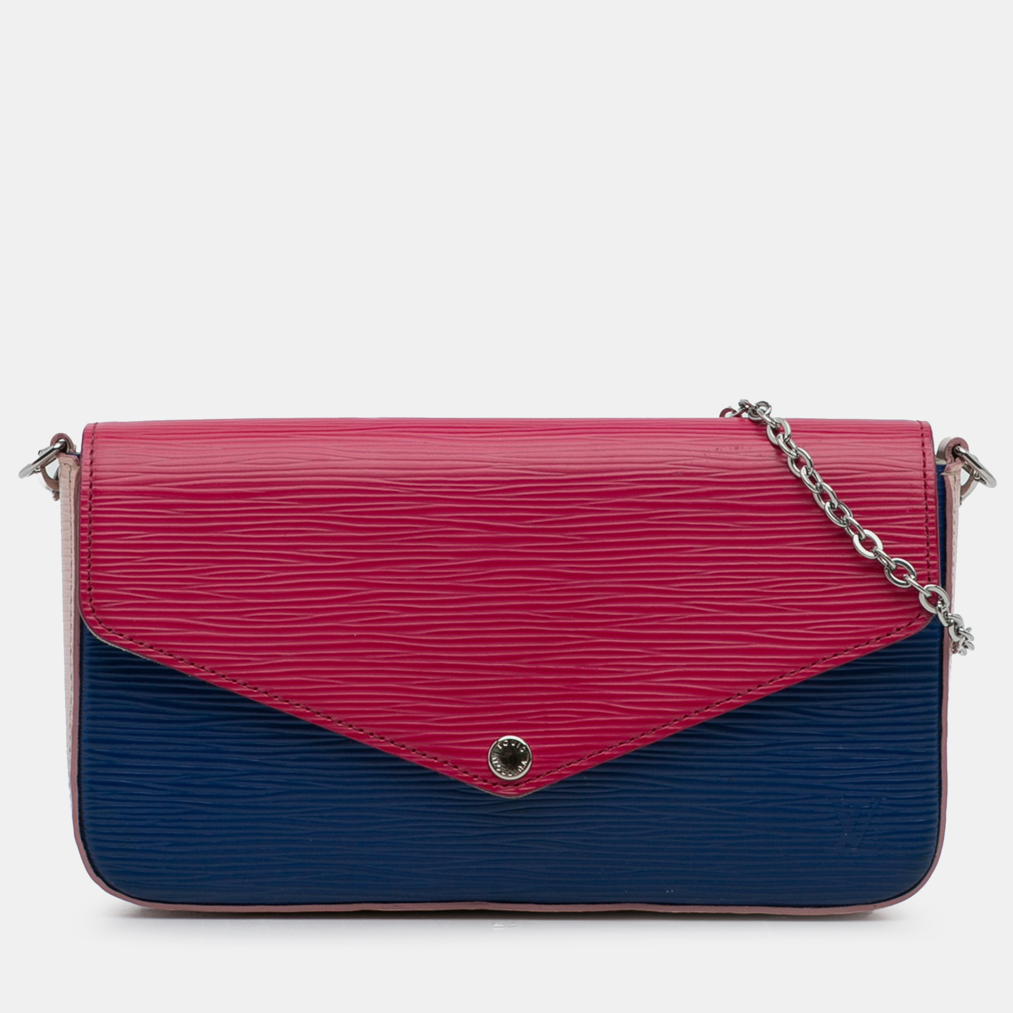 

Louis Vuitton Epi Tricolor Pochette Felicie, Blue