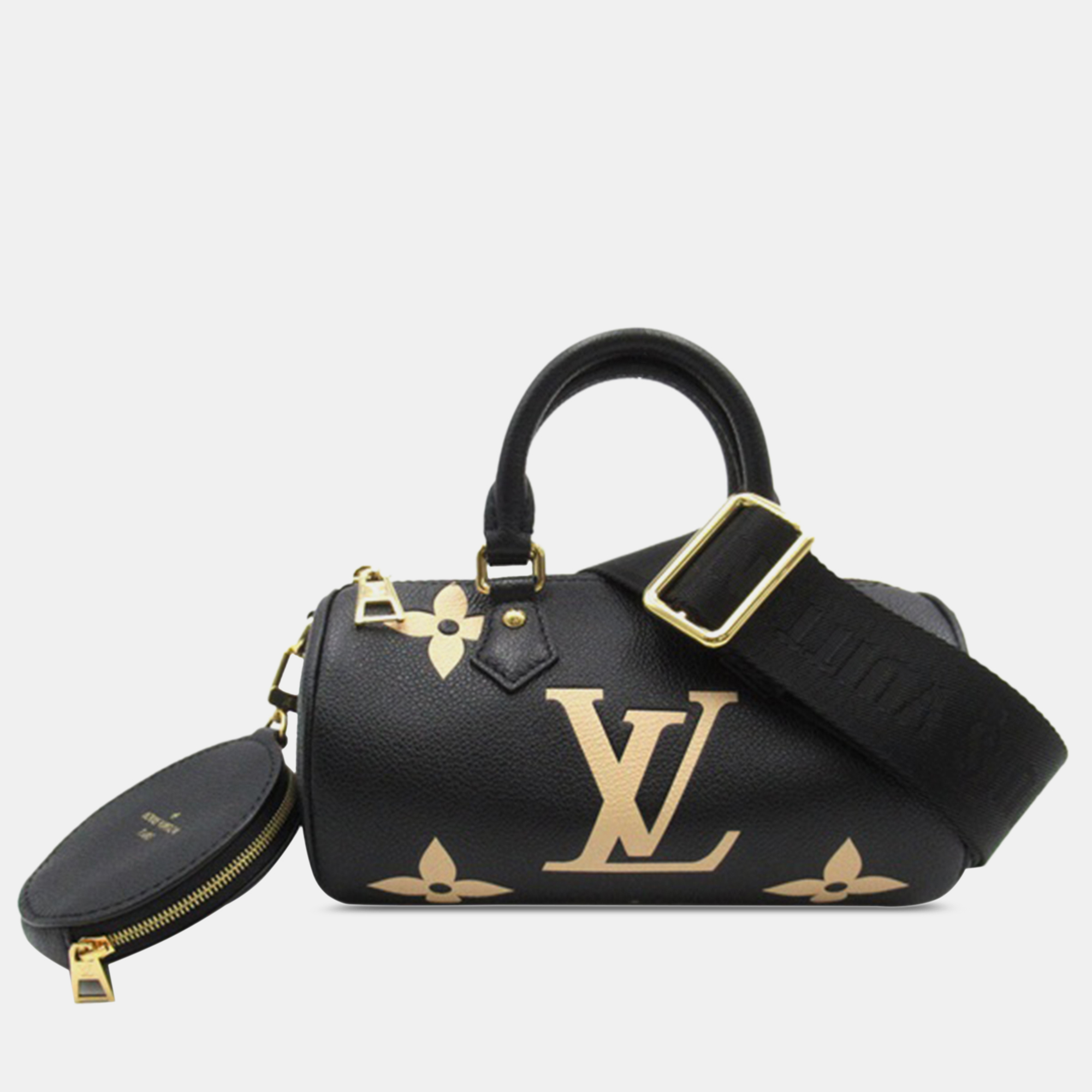 

Louis Vuitton Bicolor Monogram Empreinte Giant Papillon BB Bag, Black