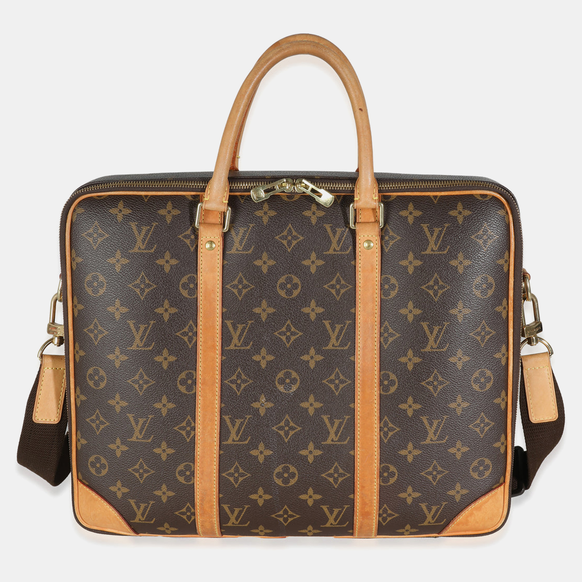 

Louis Vuitton Monogram Canvas Sirius Heures 24 Soft Suitcase, Brown