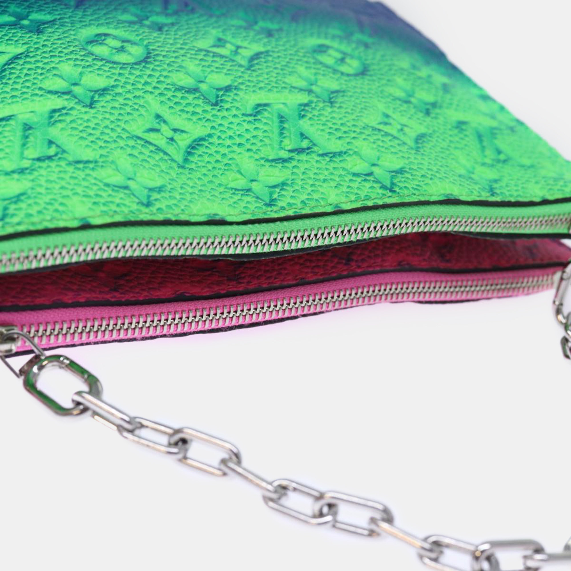 Louis Vuitton Multicolour  Taurillon Illusion Trio Pouch Shoulder Bag 
