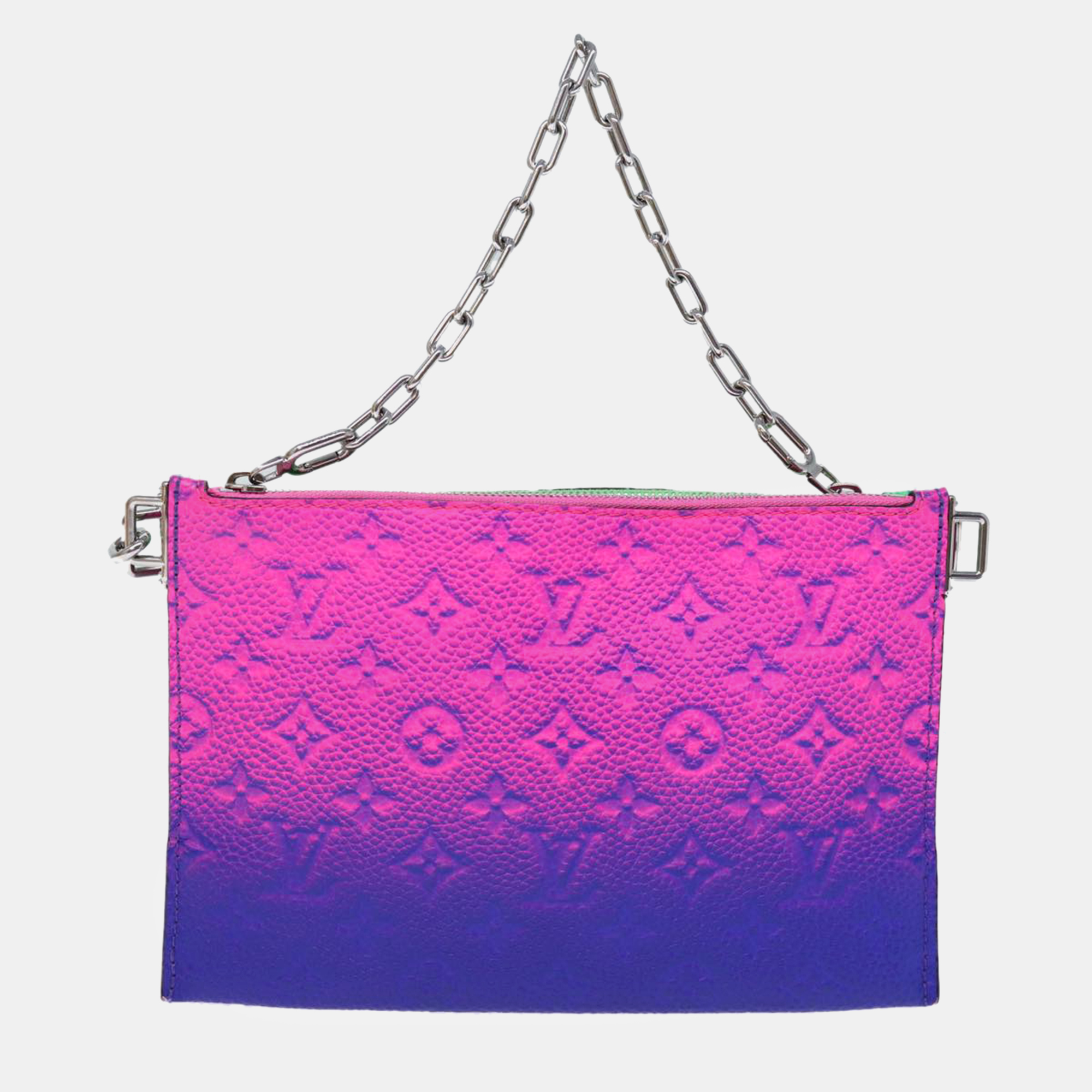 Louis Vuitton Multicolour  Taurillon Illusion Trio Pouch Shoulder Bag 