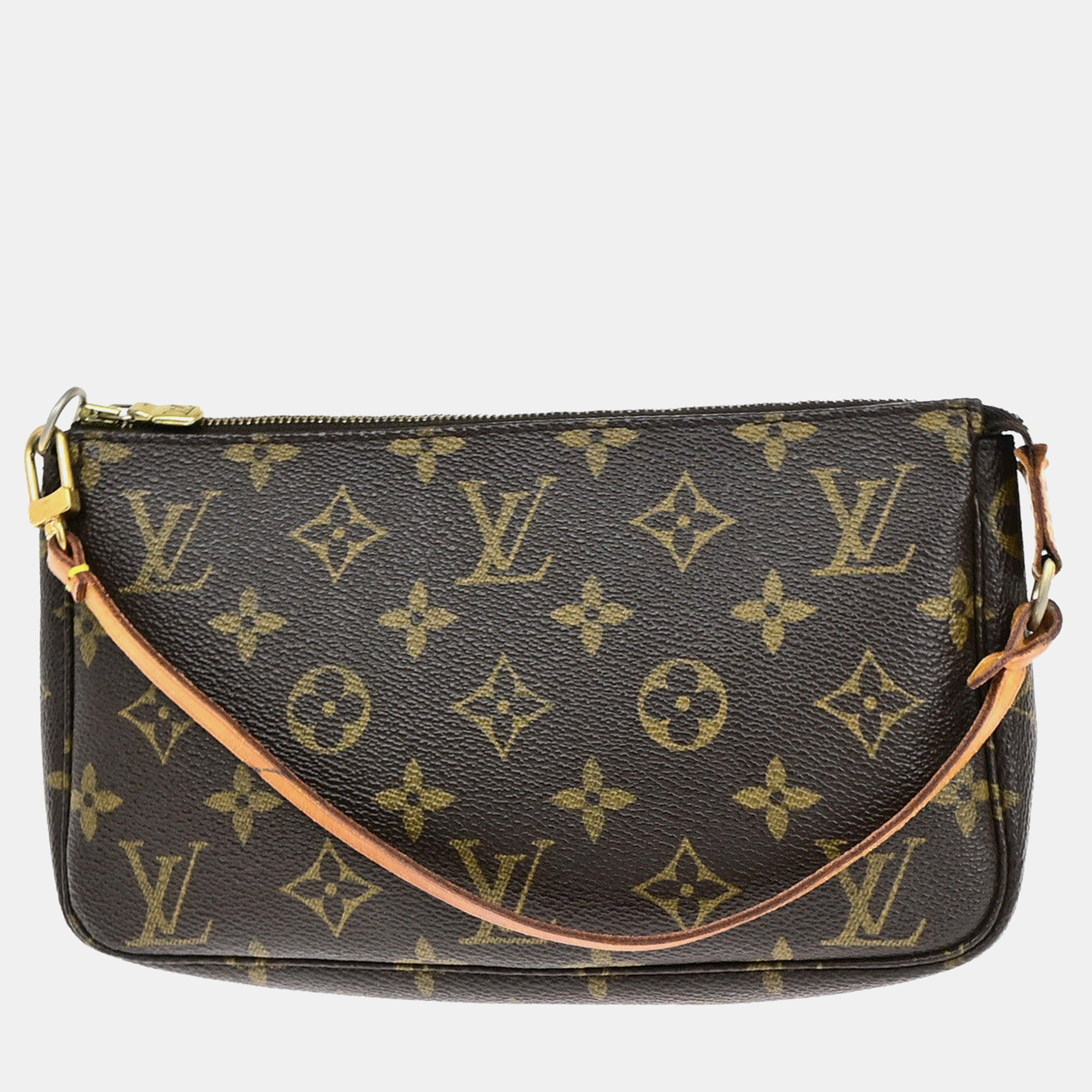 

Louis Vuitton Brown Canvas Pochette Accessoires Clutch