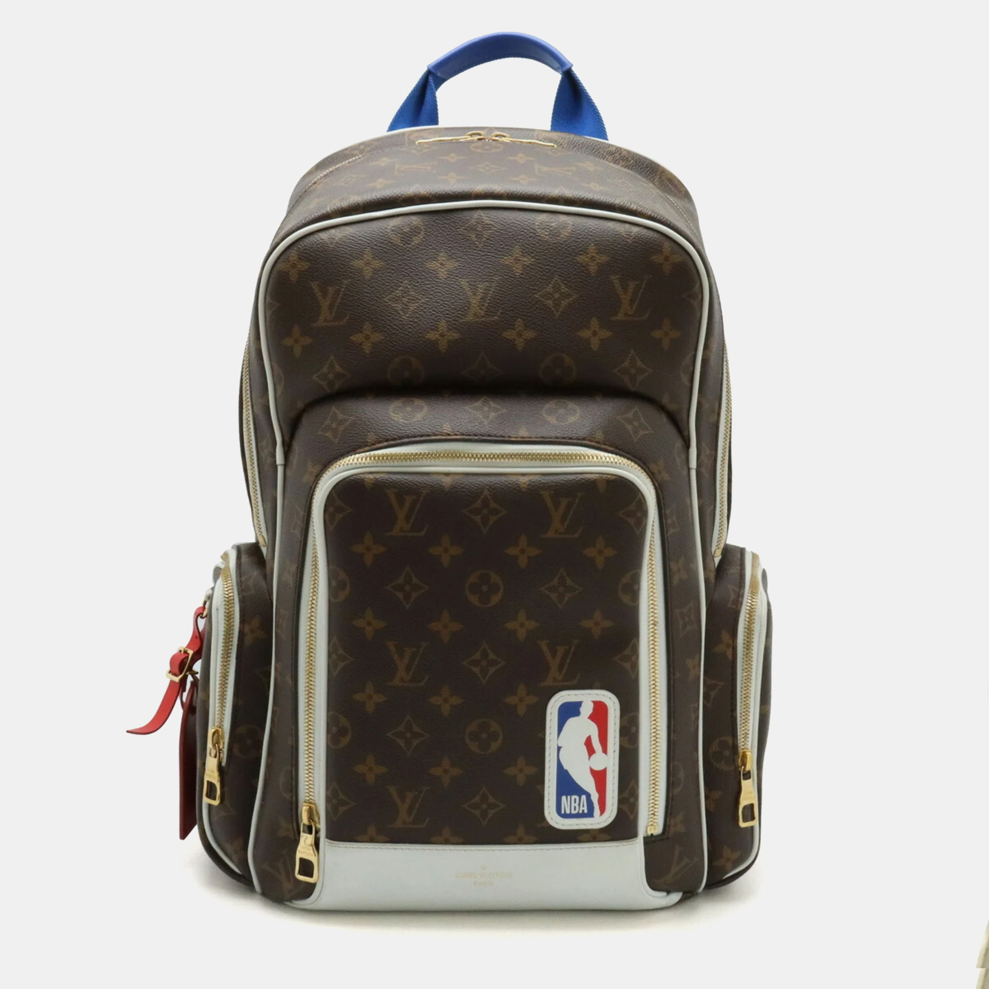 

Louis Vuitton X NBA Monogram NV Rucksack Virgil Abloh Backpack, Brown