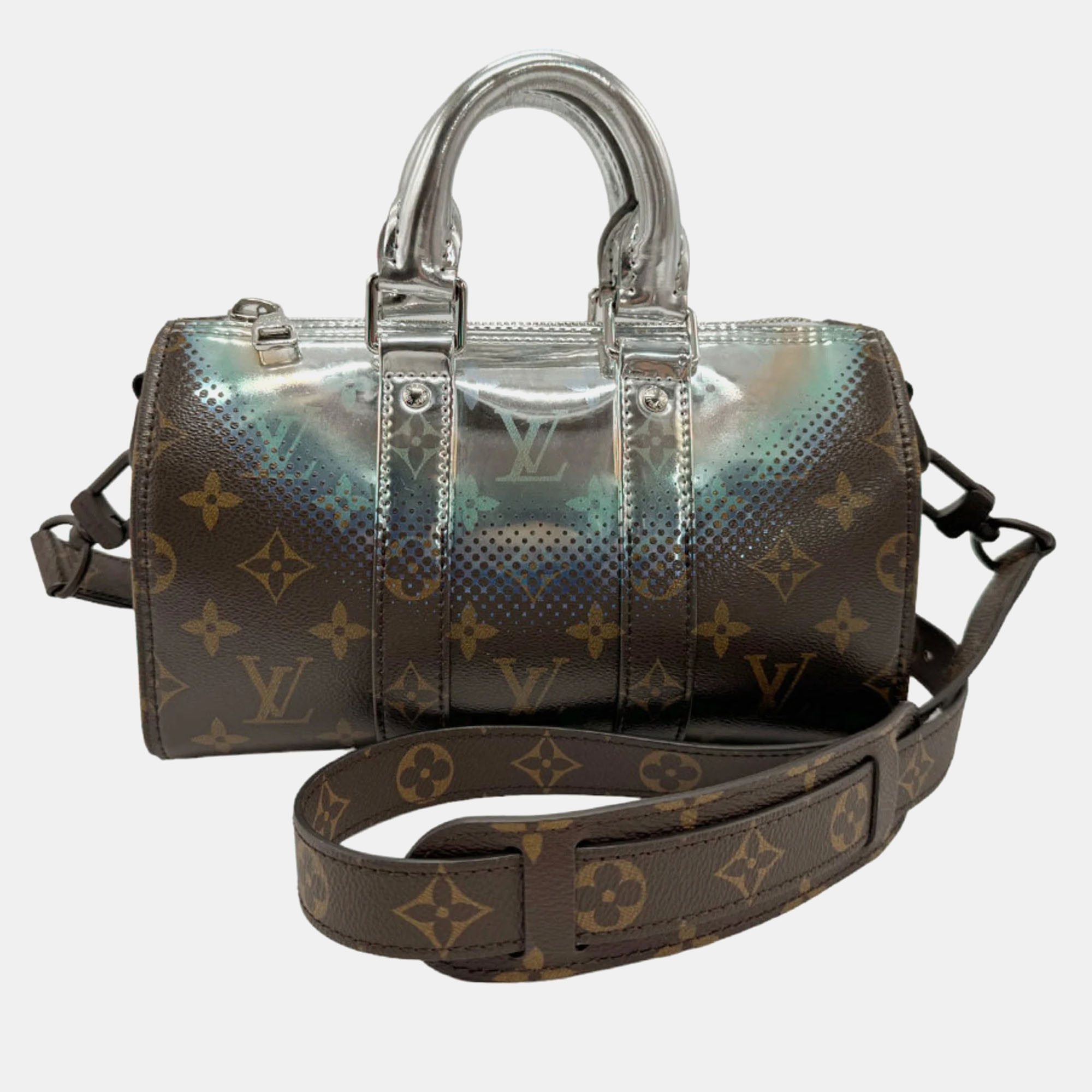 

Louis Vuitton Multicolor Metallic Nebula Monogram Speedy Bandouliere 35 Satchel Bag